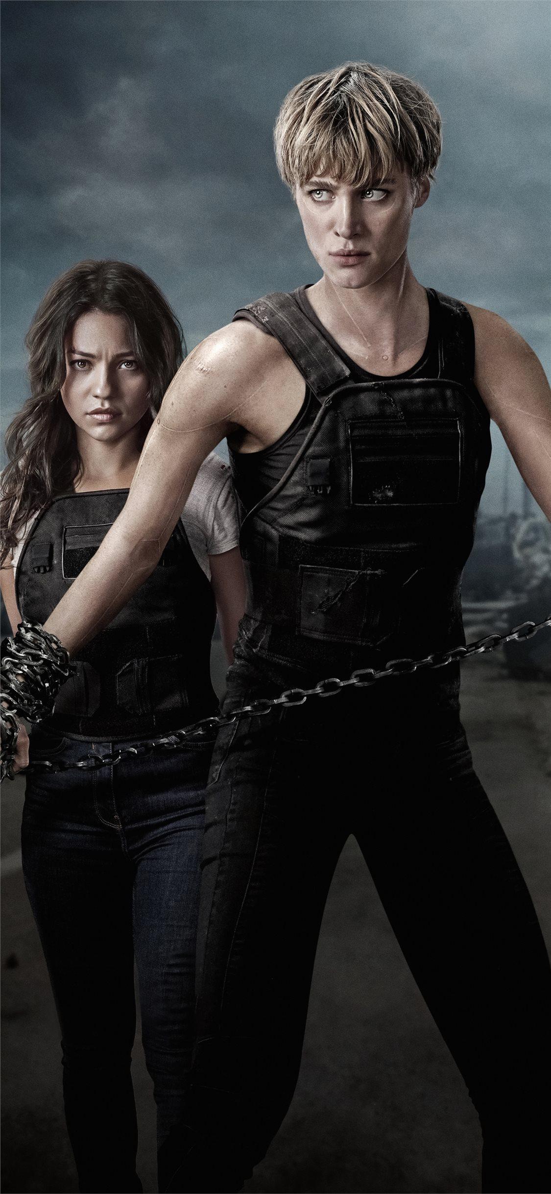 terminator dark fate movie 4k iPhone X Wallpaper Free