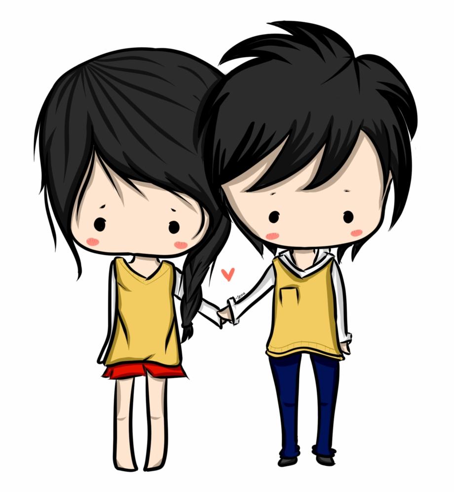 Anime Love Couple Png HD Cartoon Couple Png {