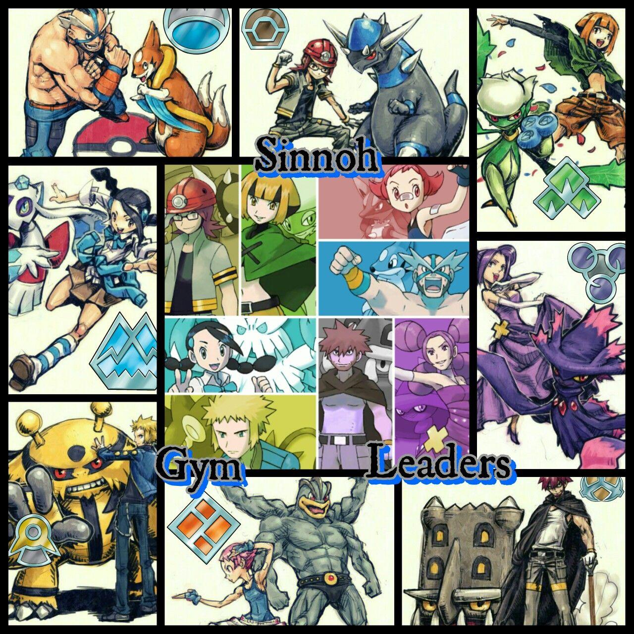 The strong and determined Sinnoh Gym Leaders! Enjoy!, Grid