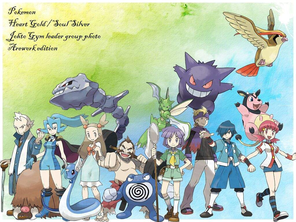 The Johto Gym Leaders. Pokémon Amino
