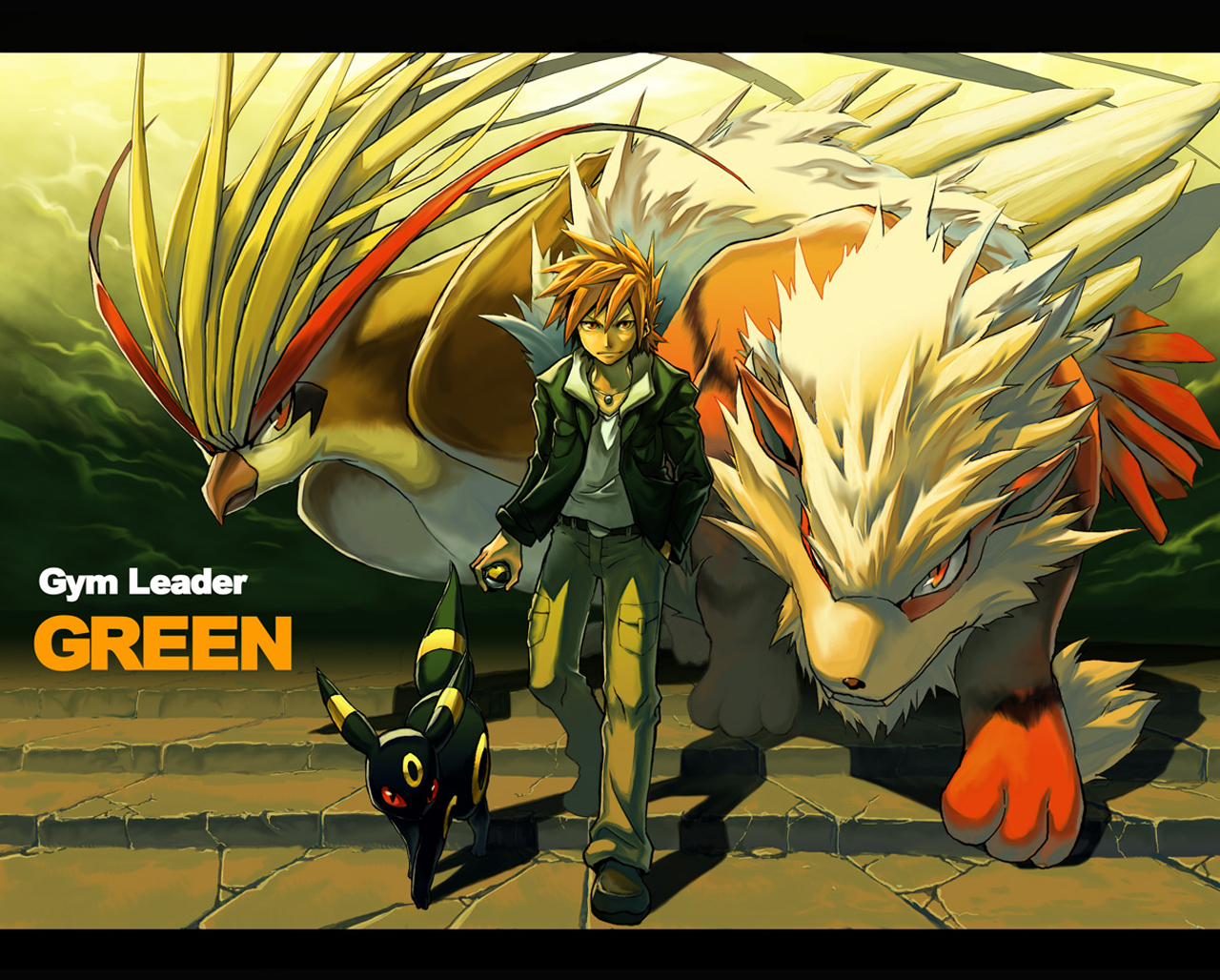 Free download Pokemon Gym Leader Green Anime HD Wallpaper