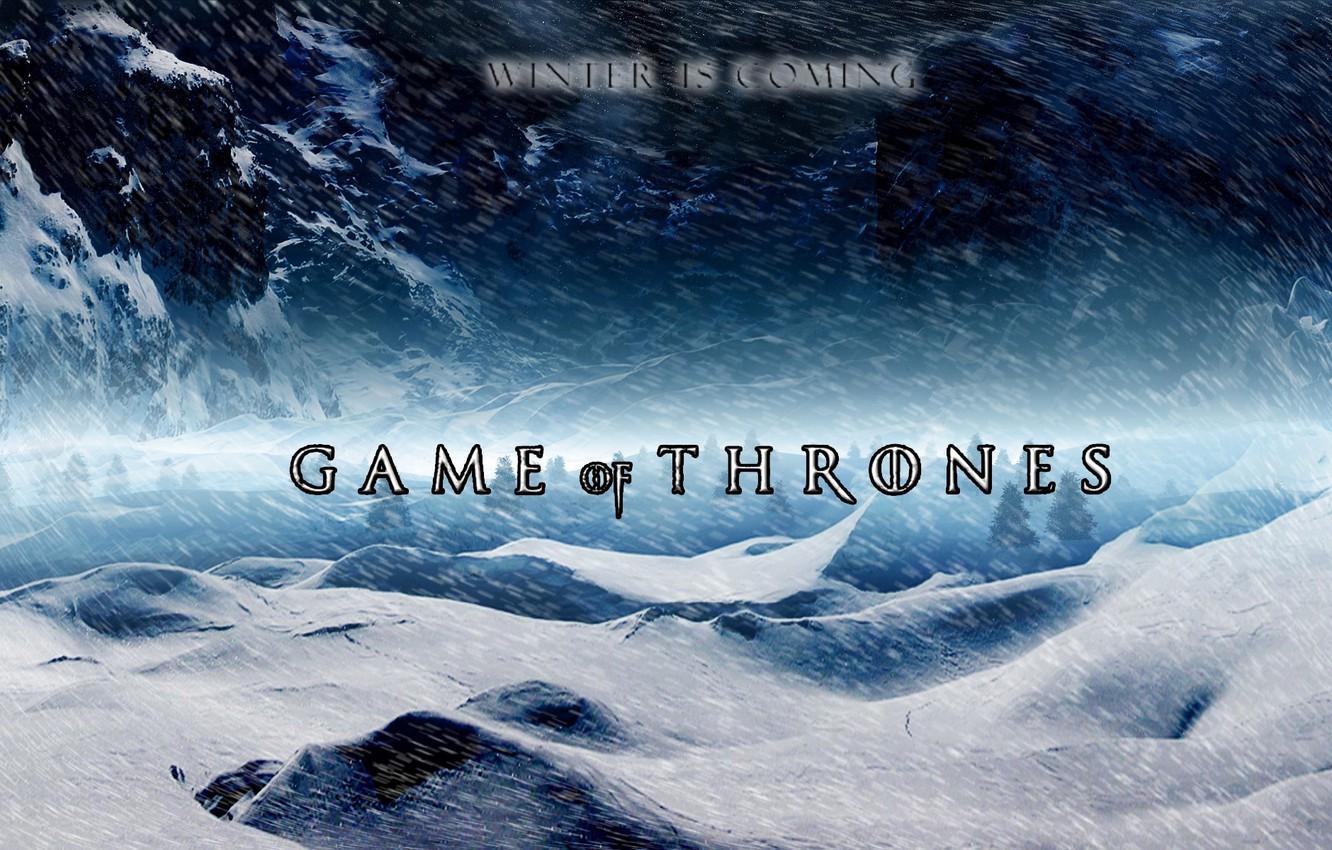 Wallpaper poster, Game of Thrones, Game of thrones, Winter