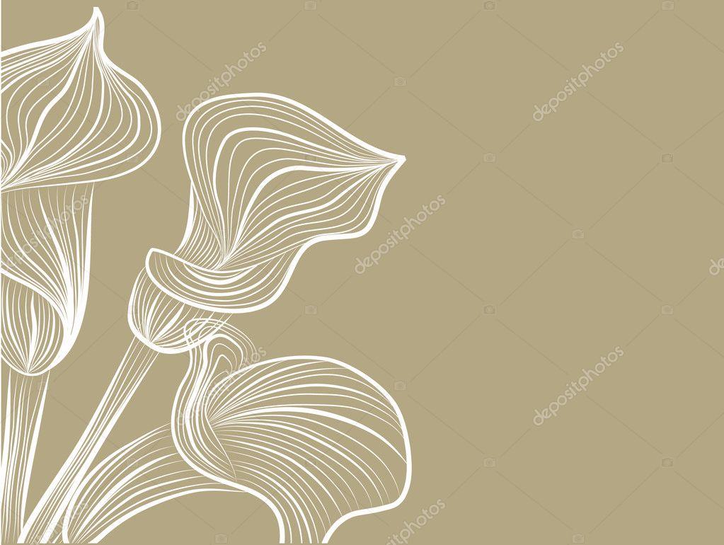 Visiting Card Decoratively Abstraction Banner Design