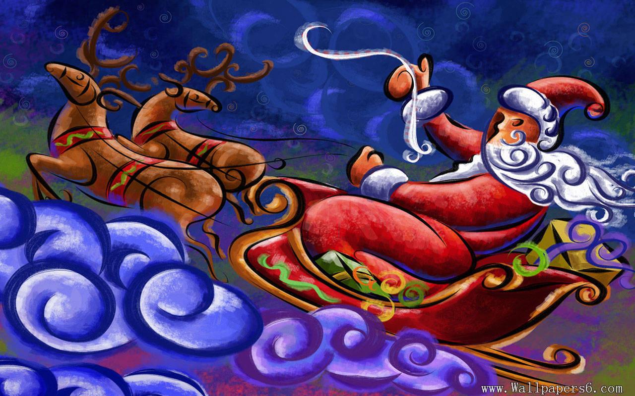 Father Christmas － Design Wallpaper download