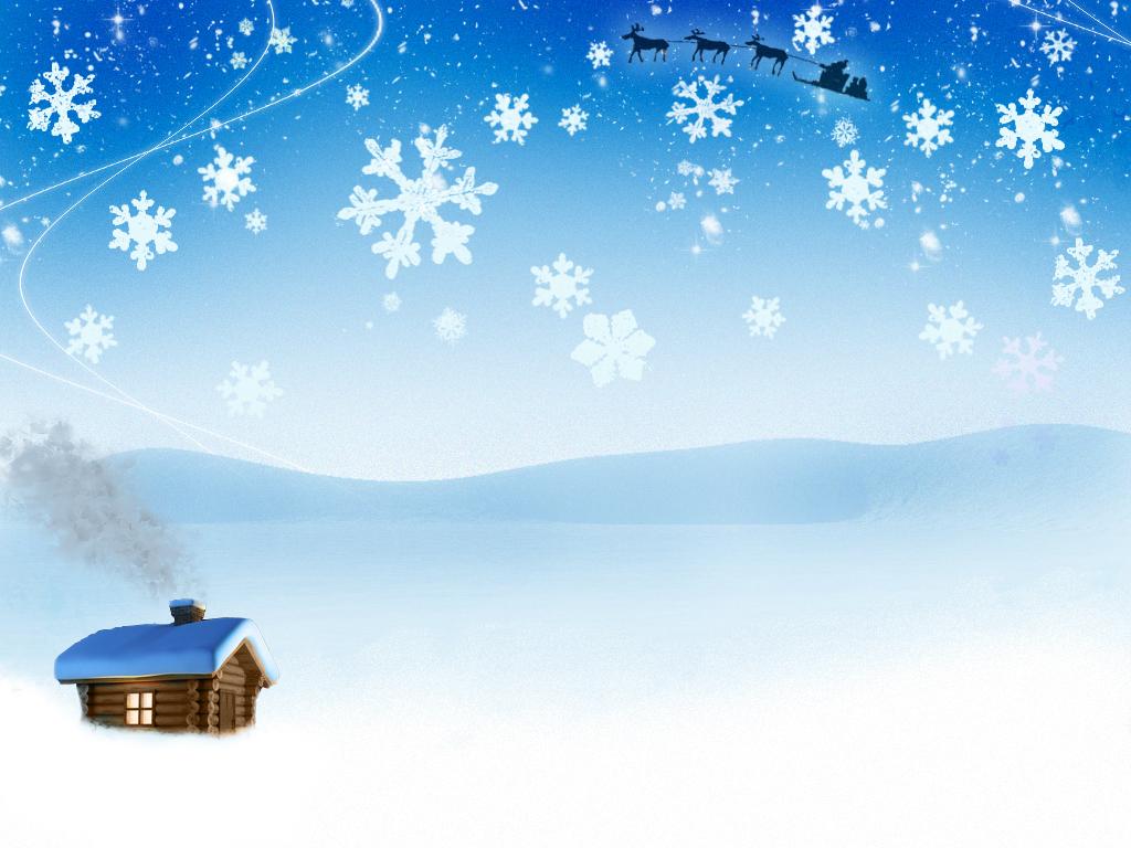 Free download Christmas Snow Background [1024x768]