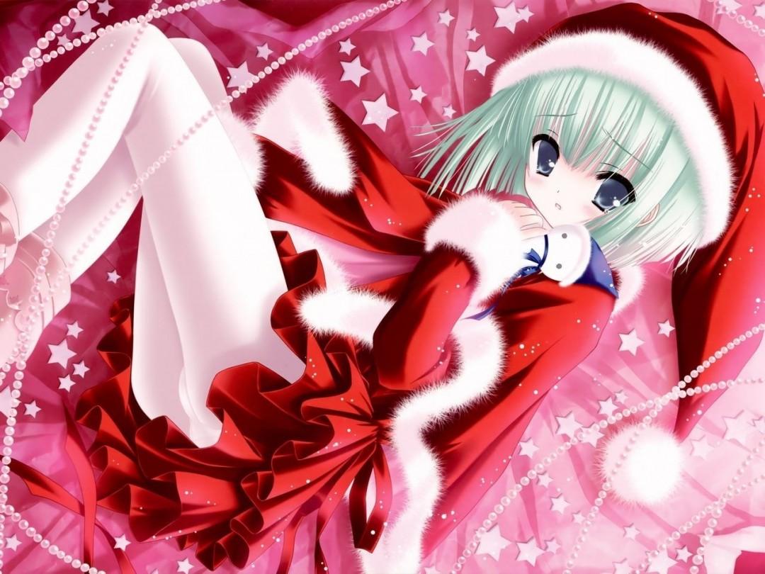 Christmas Anime Girl Wallpapers - Wallpaper Cave
