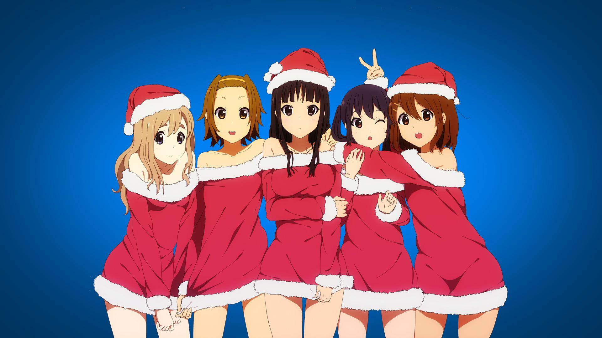 free skin wallpaper: Christmas Theme Background Anime