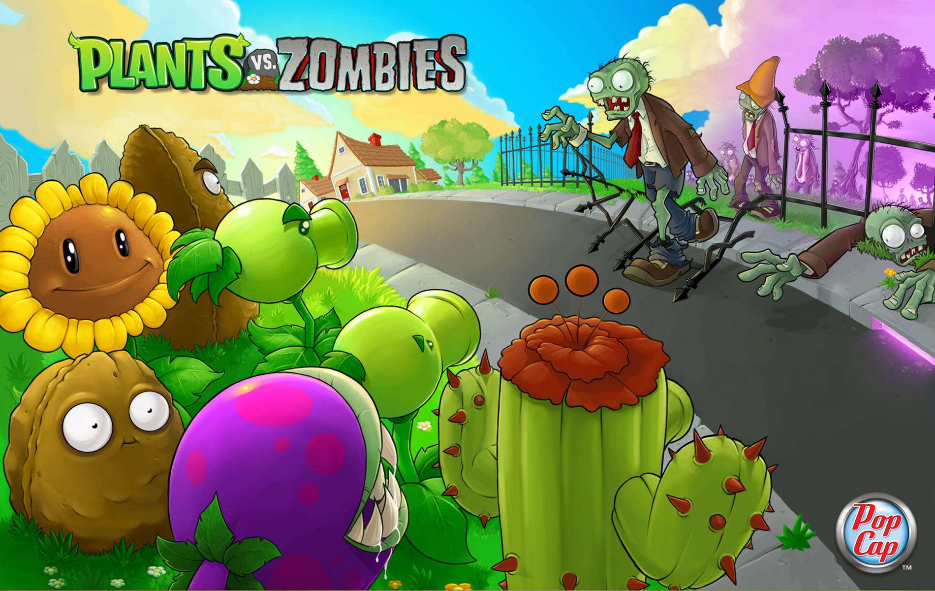 Plants vs Zombies iPhone Wallpaper