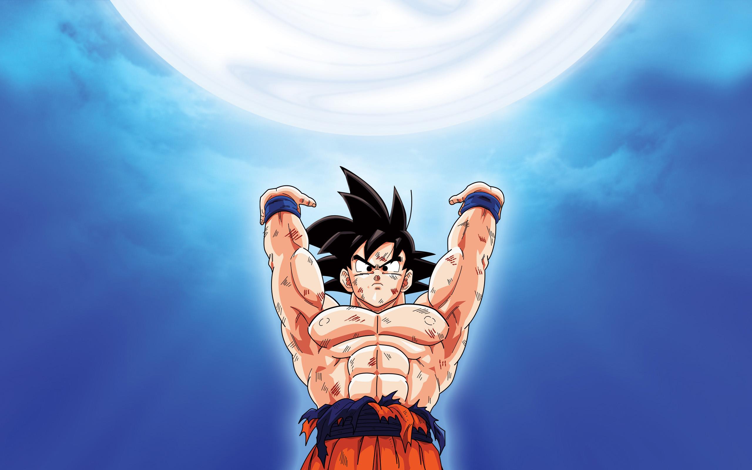 The Spirit Bomb Goku Dragon Ball Anime Wallpaper 2k Quad HD