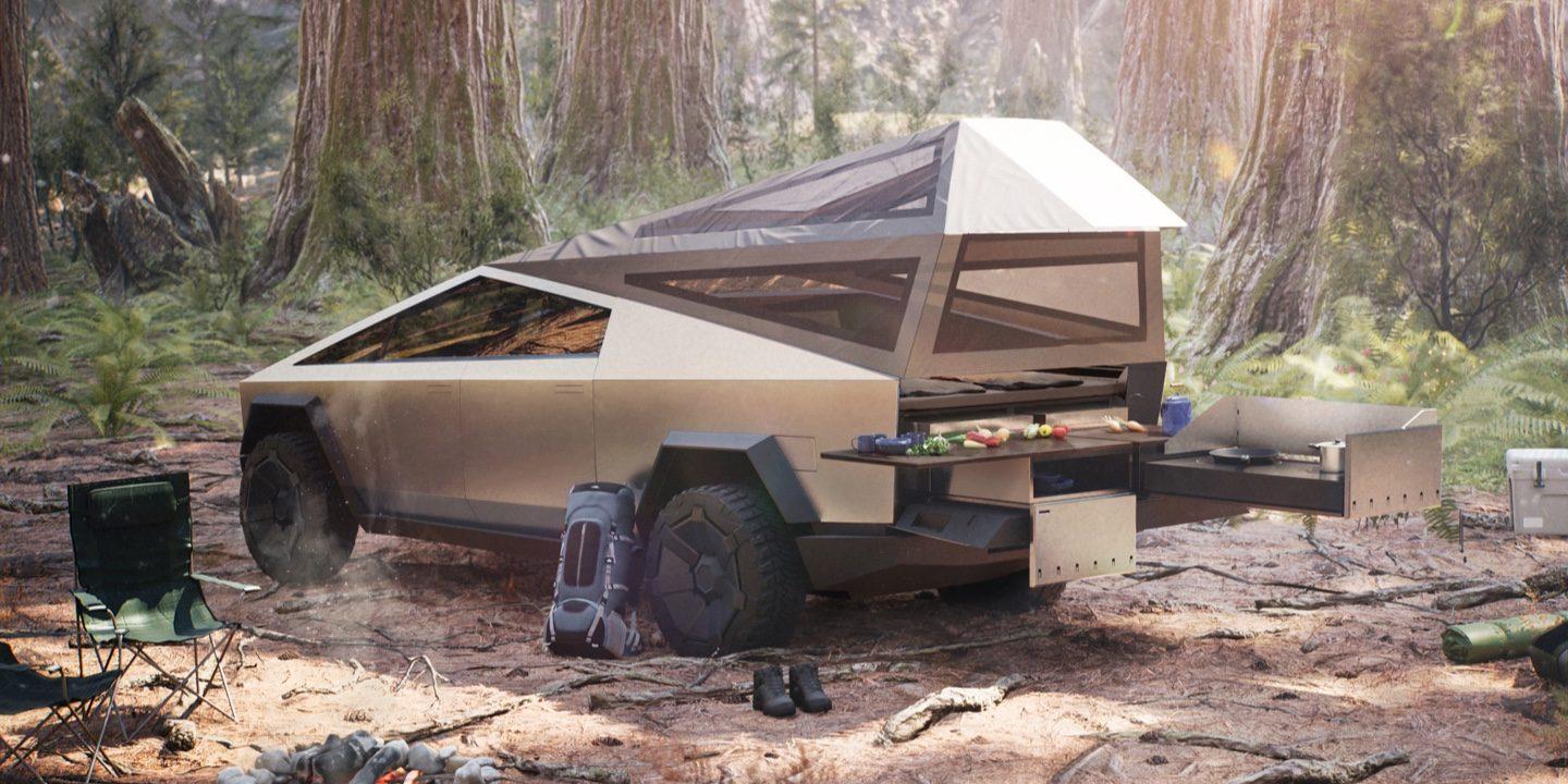 Tesla's pickup truck has a camper configuration