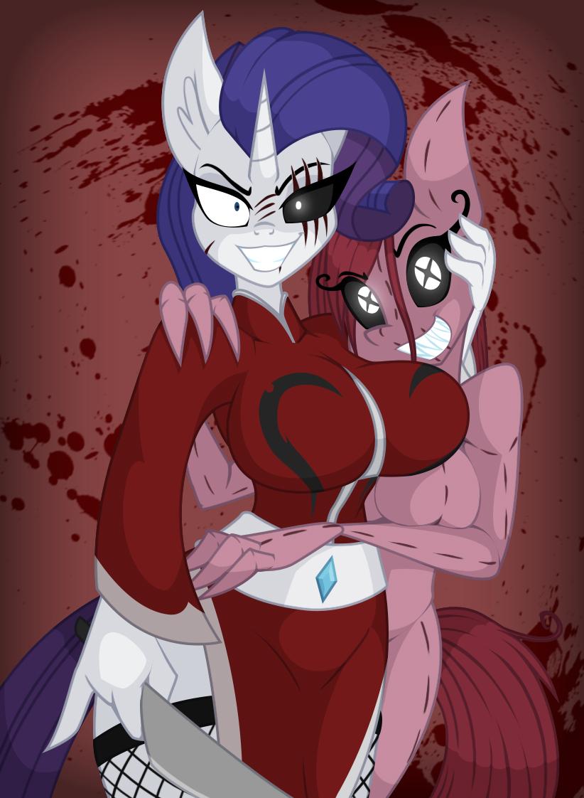 anthro, artist:lil miss jay, blood, breasts, busty