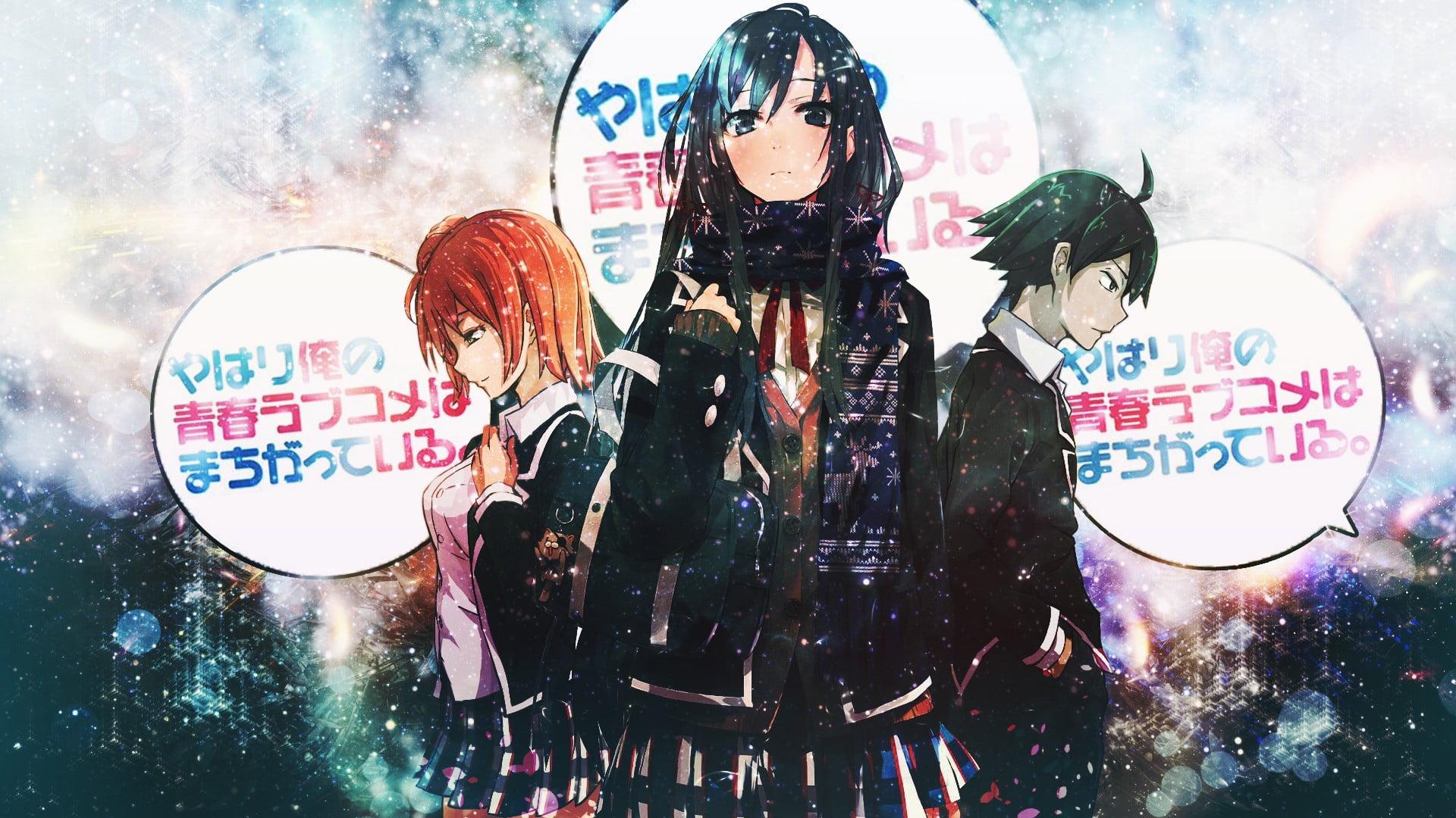 Anime character digital wallpaper, Yahari Ore no Seishun Love