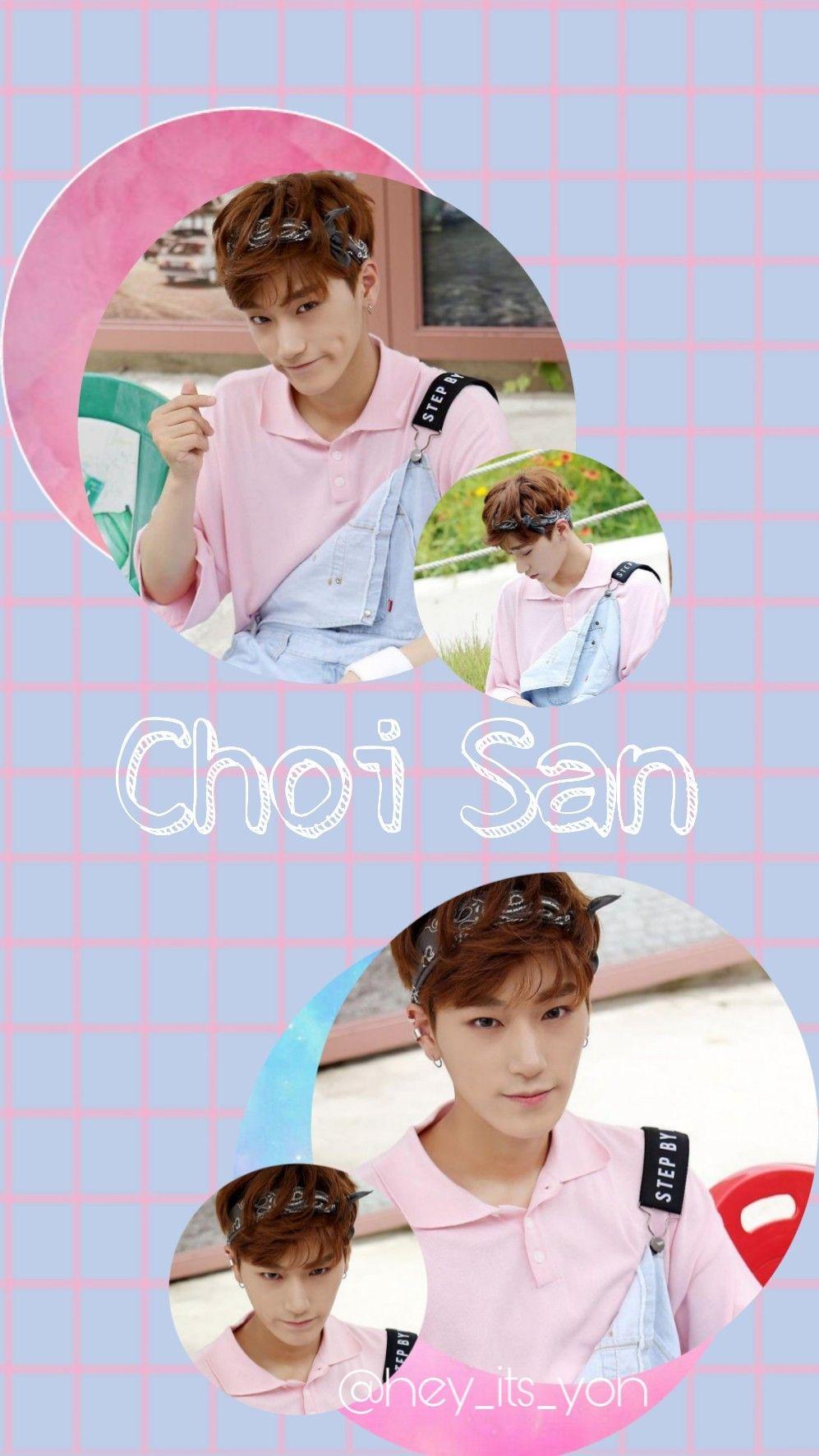 Choi San Wallpaper. Fan art, Cute, Poster