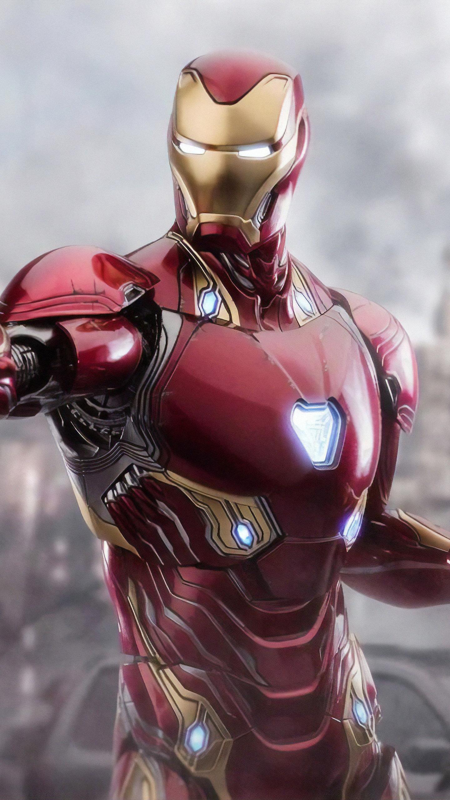 4K Iron Man Endgame ID in 1440x2560 Android