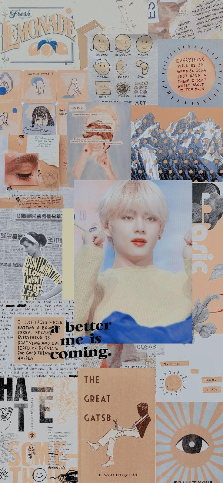 Taehyung Aesthetic Wallpaper / Credits to twitter