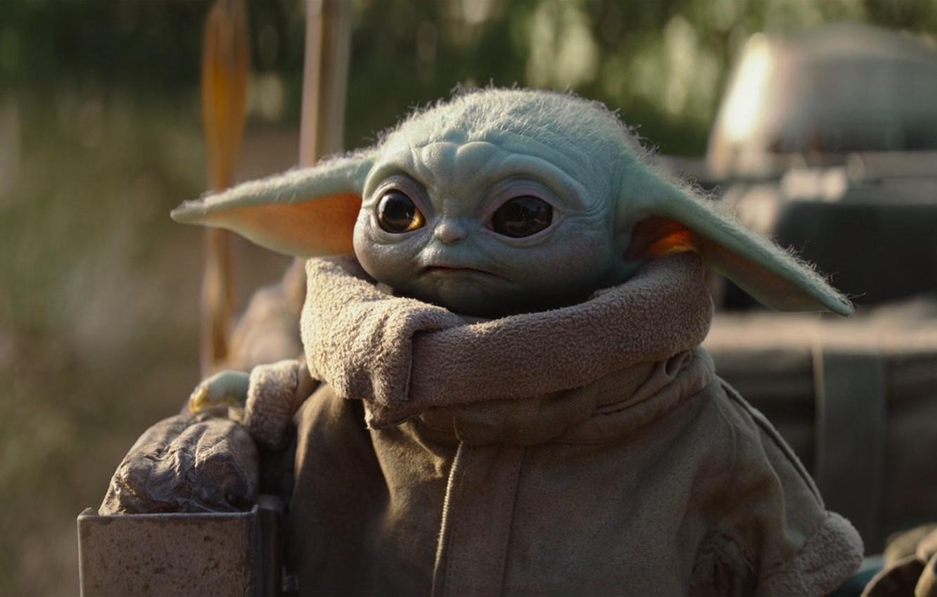 Wallpaper green, star wars, series, baby, yoda, cute, mandalorian, the mandalorian, baby yoda image for desktop, section фильмы