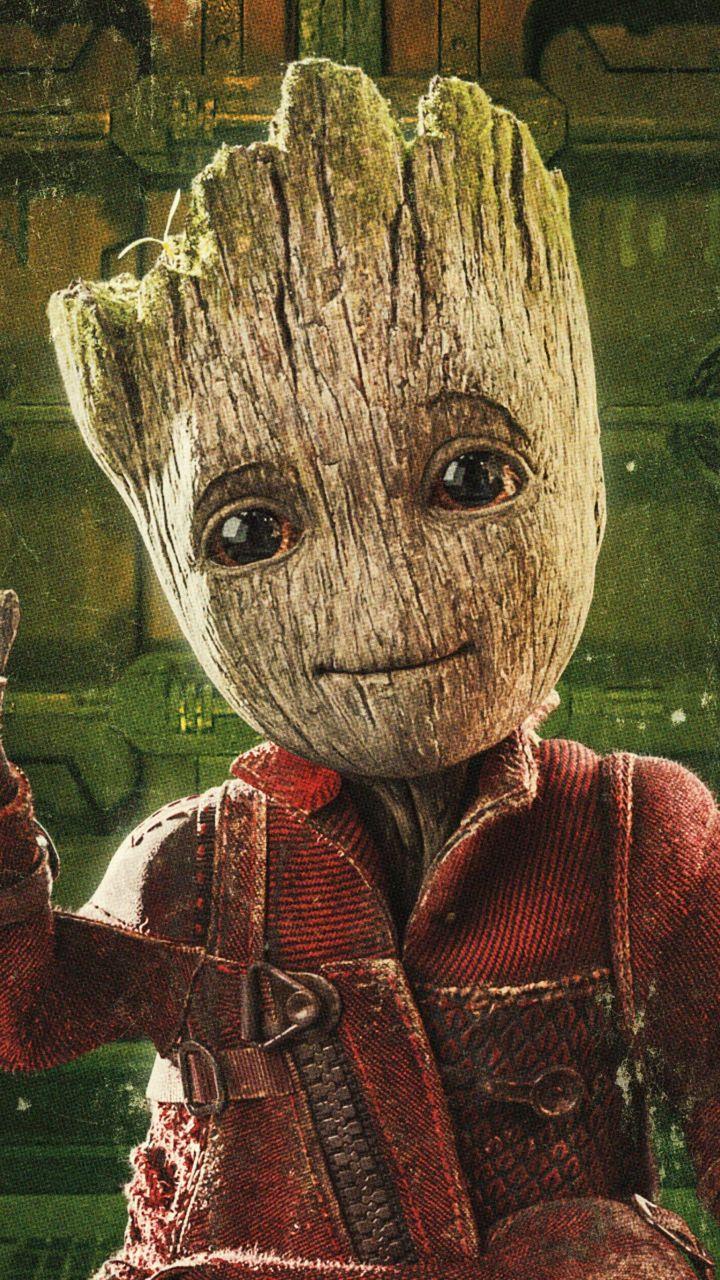 Baby Groot, Guardians of the Galaxy Vol. movie, 720x1280 wallpaper. Groot marvel, Baby groot, Groot guardians