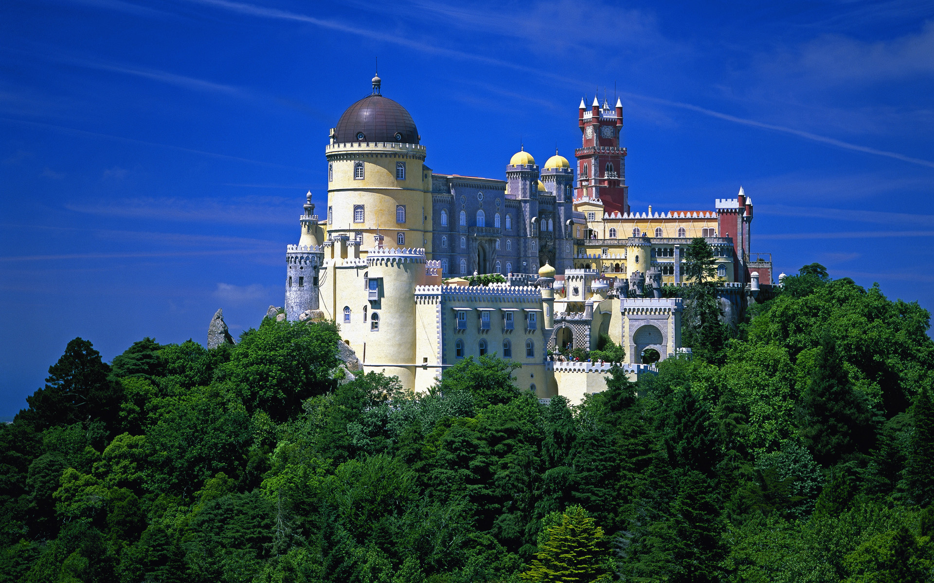 Castle Of Sintra, Portugal HD Wallpaper. Background Image