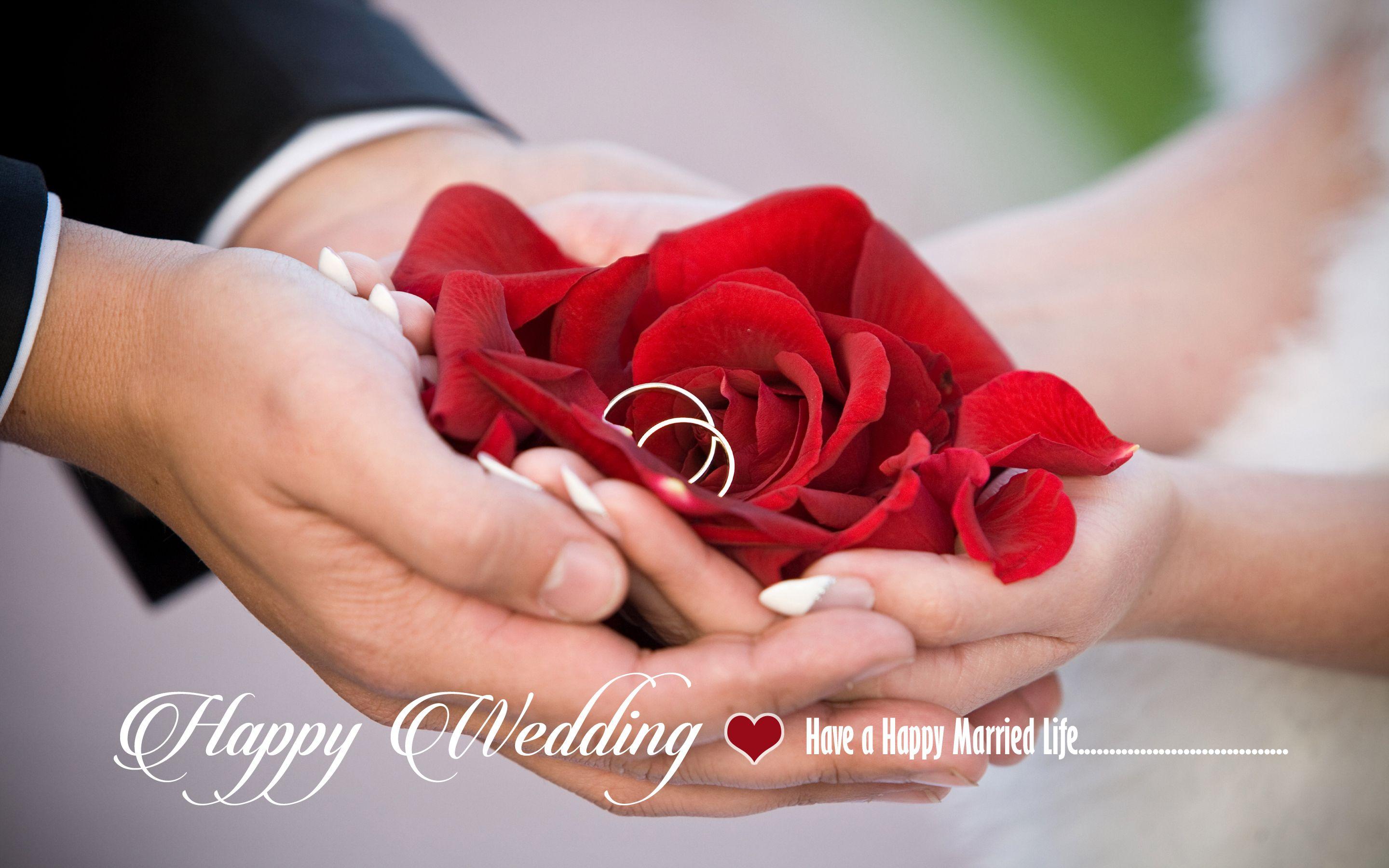 Happy Wedding Wishes HD Wallpaper Wallpaper. Happy wedding wishes, Happy promise day, Wedding wishes quotes