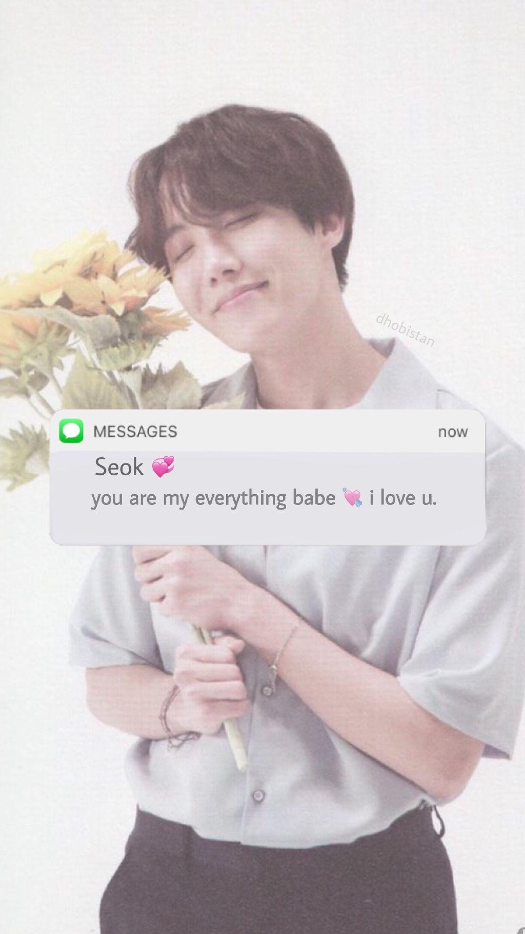 hoseok wallpaper jhope junghoseok bts aesthetic message