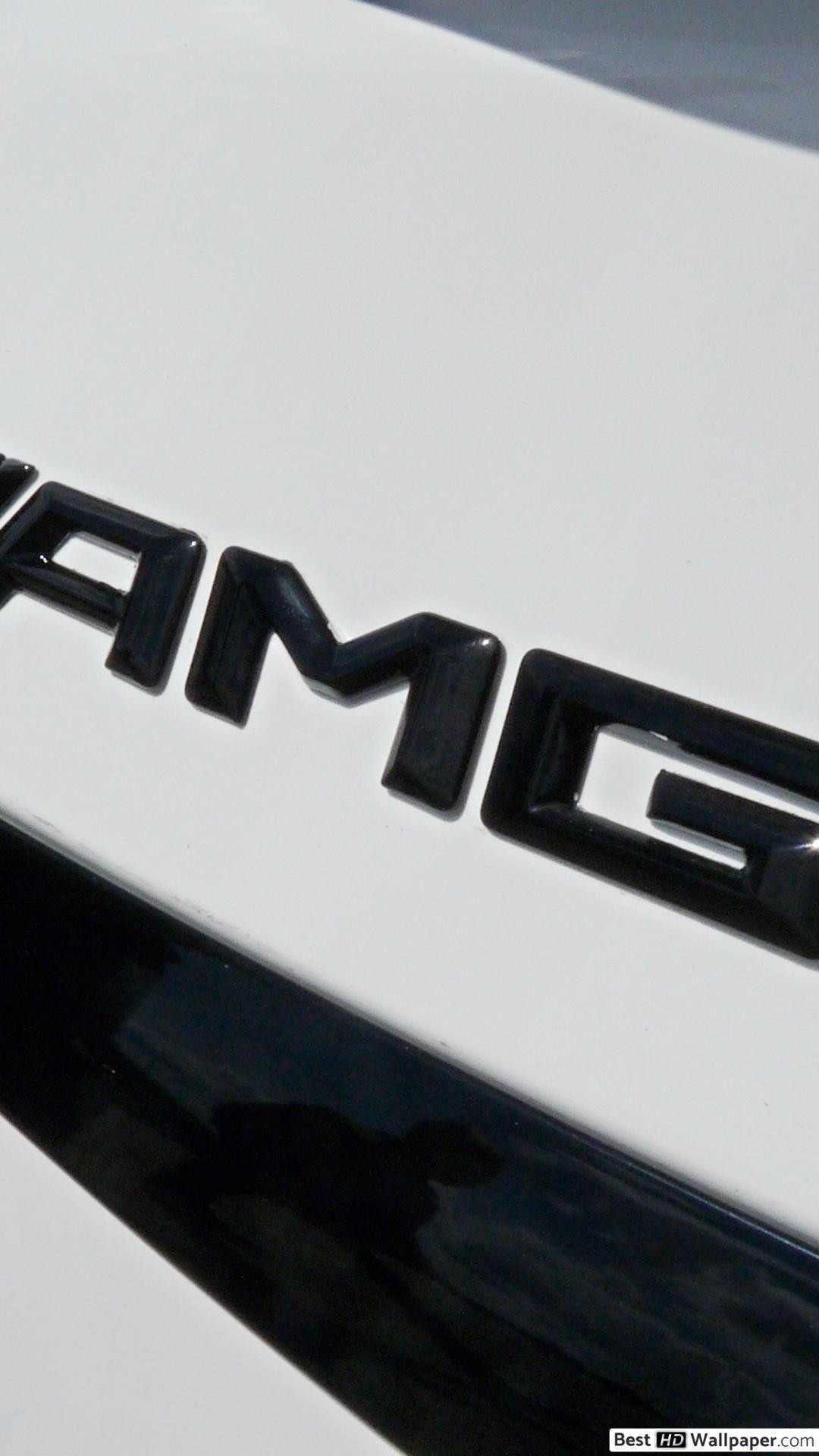 Mercedes c63 amg logo HD wallpaper download