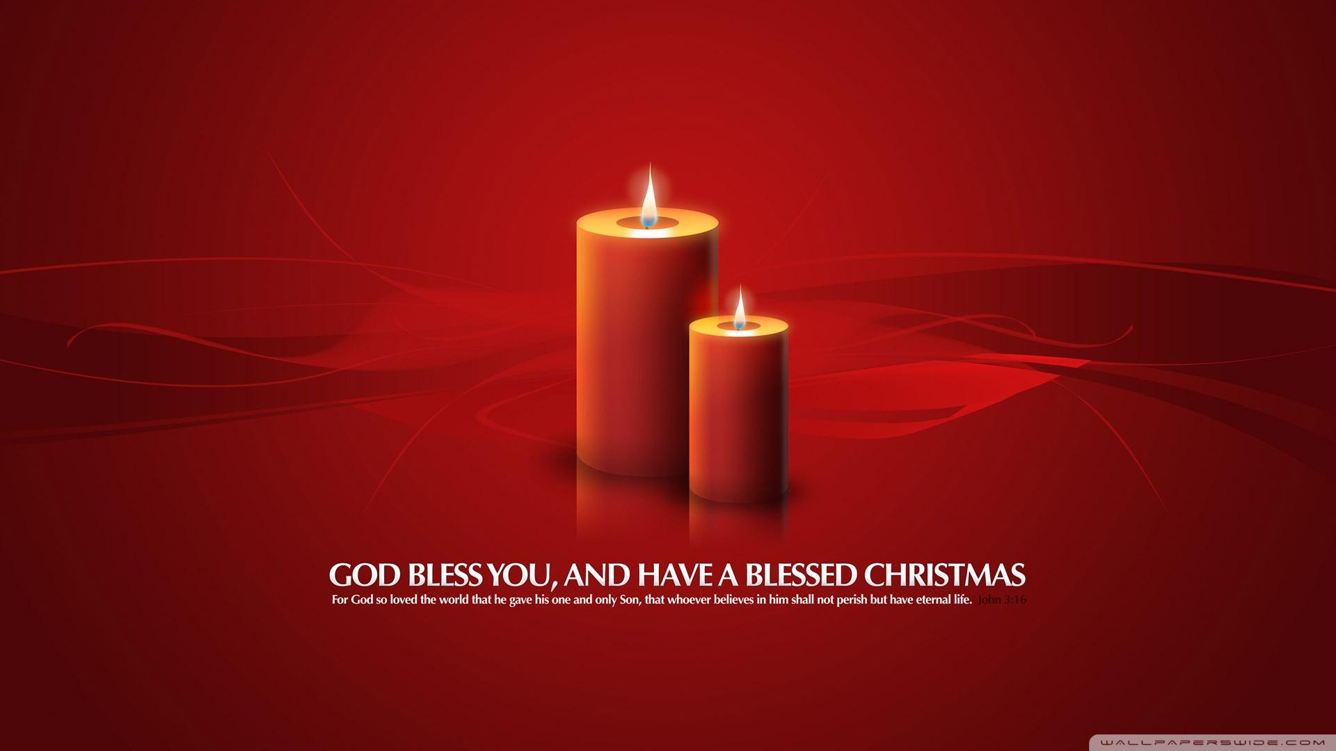 Christmas Candles Red ❤ 4K HD Desktop Wallpaper for 4K