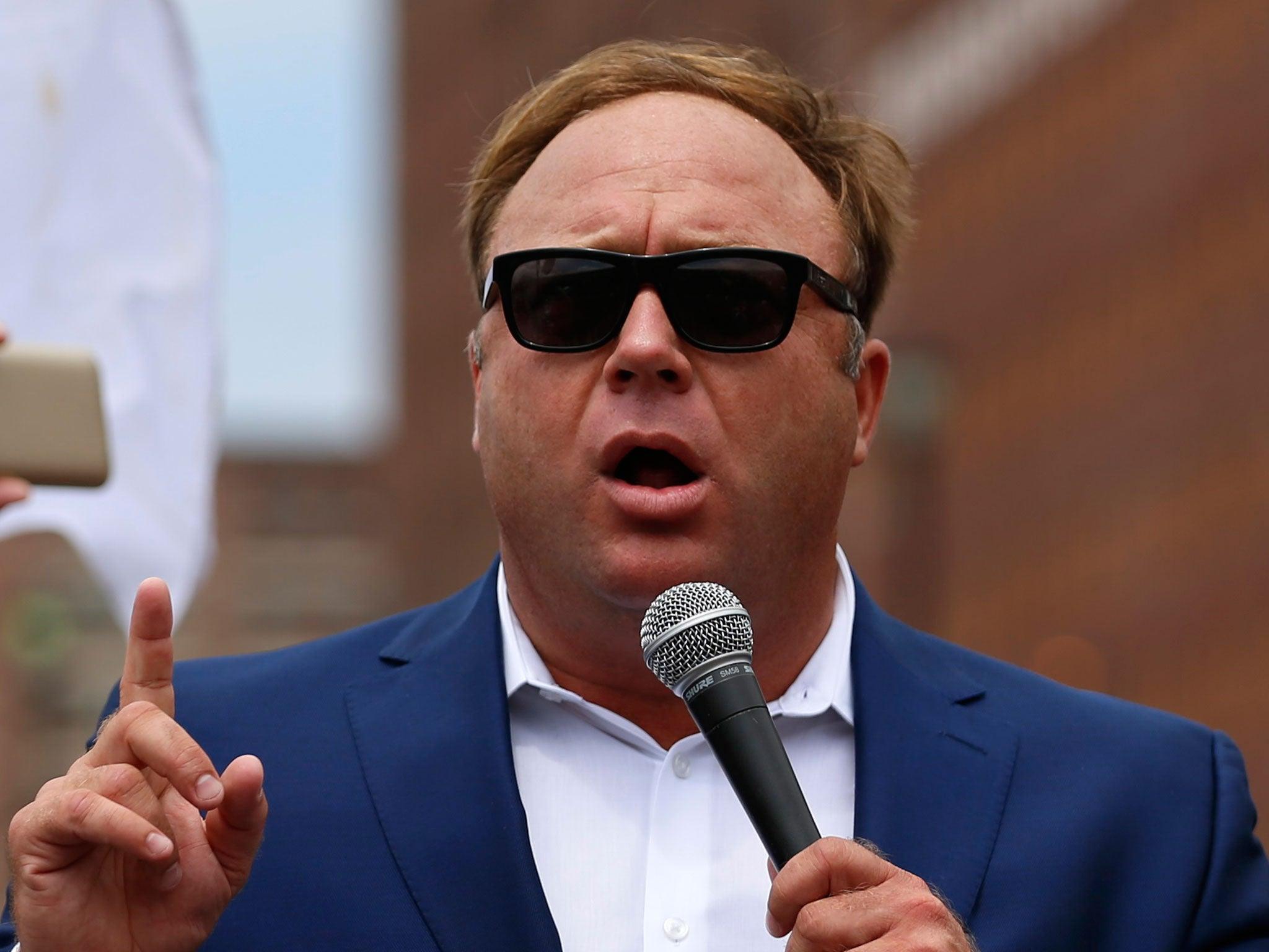 Alex Jones spotted with transgender pornography on phone