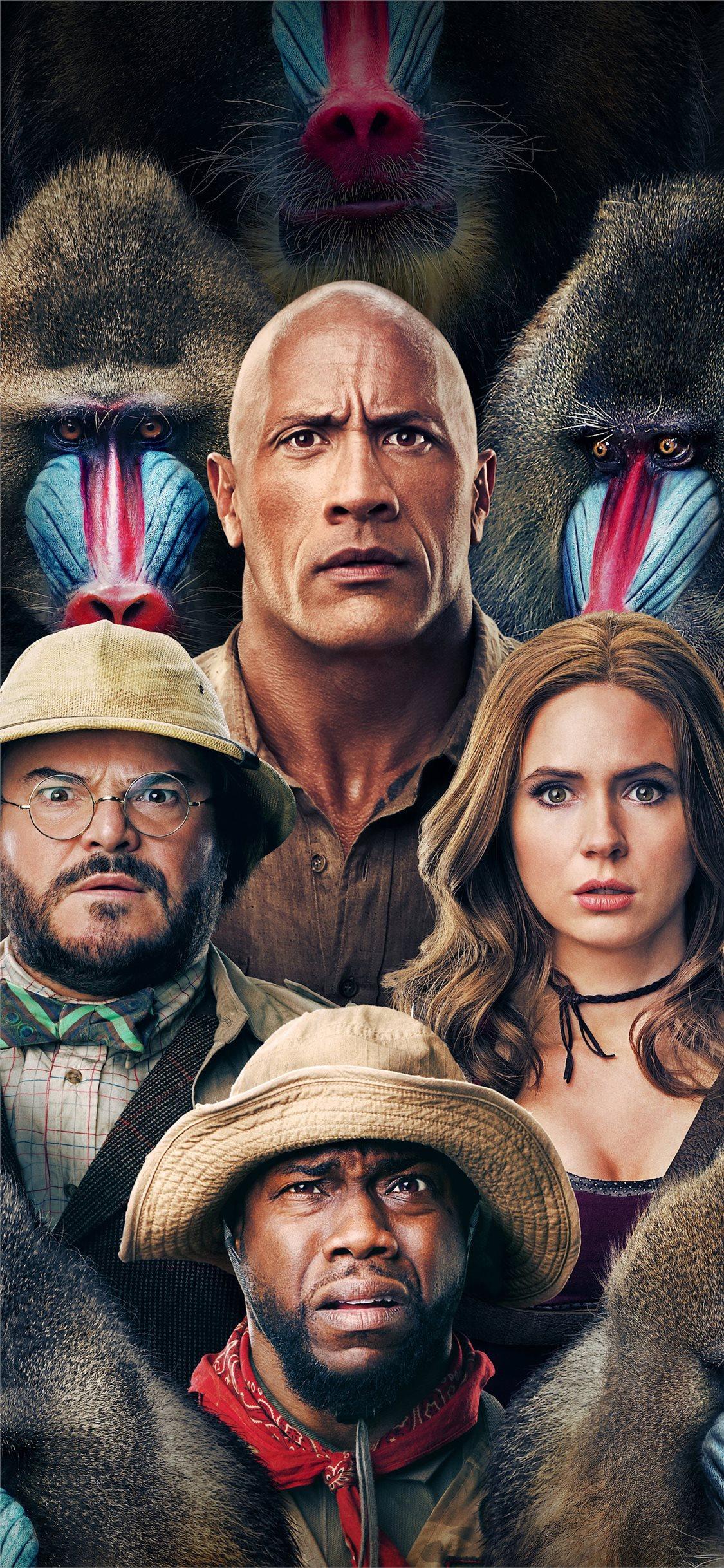 jumanji the next level 2019 poster iPhone X Wallpaper Free
