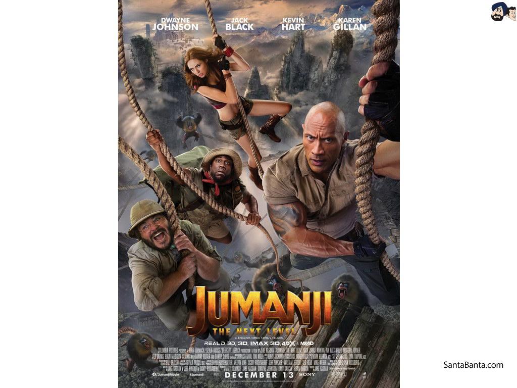 Jumanji The Next Level Jack Black Movie Poster 4K Wallpaper #7.540