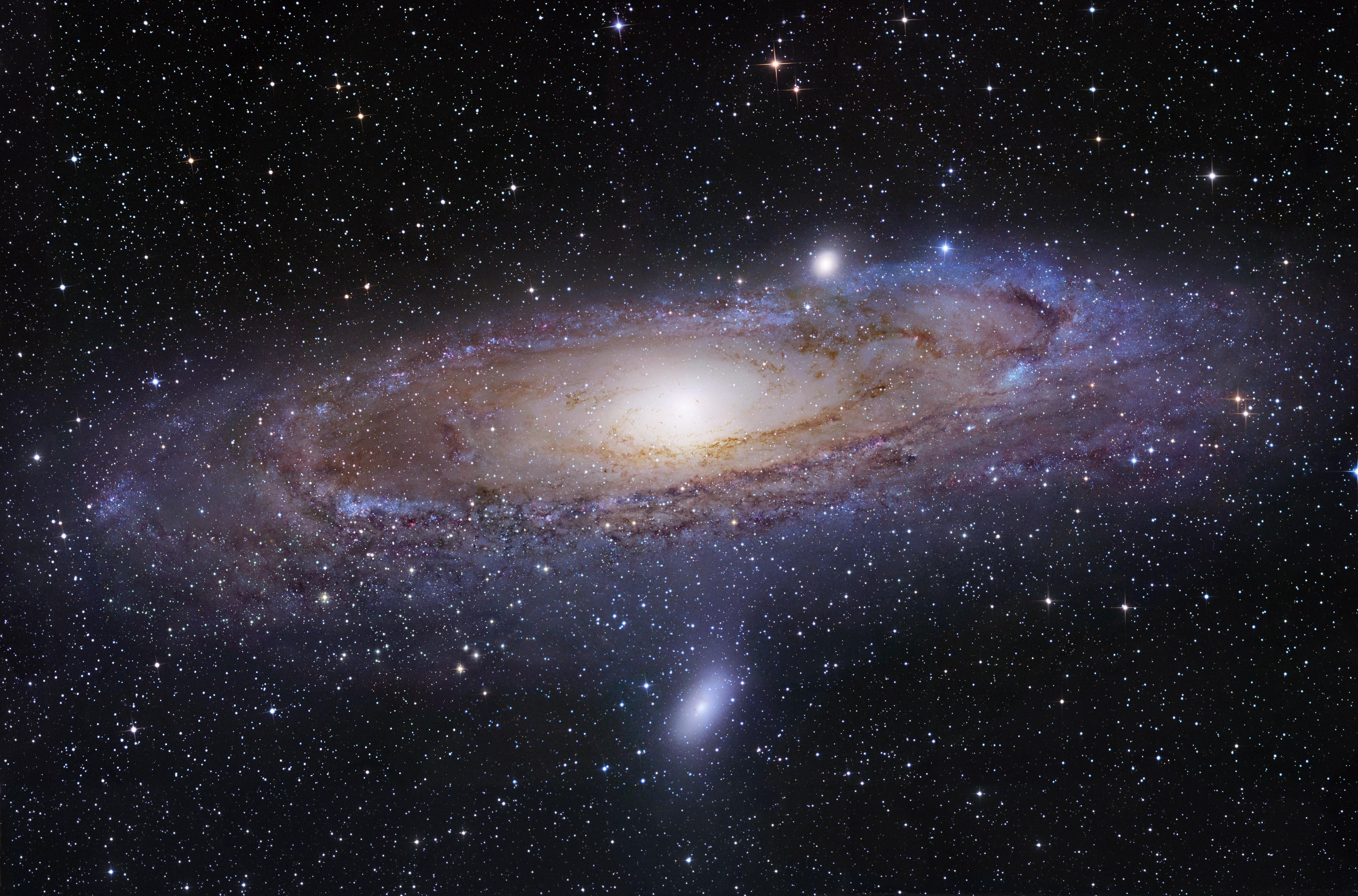 Andromeda, Space, Galaxy 4k HD Wallpaper Spiral