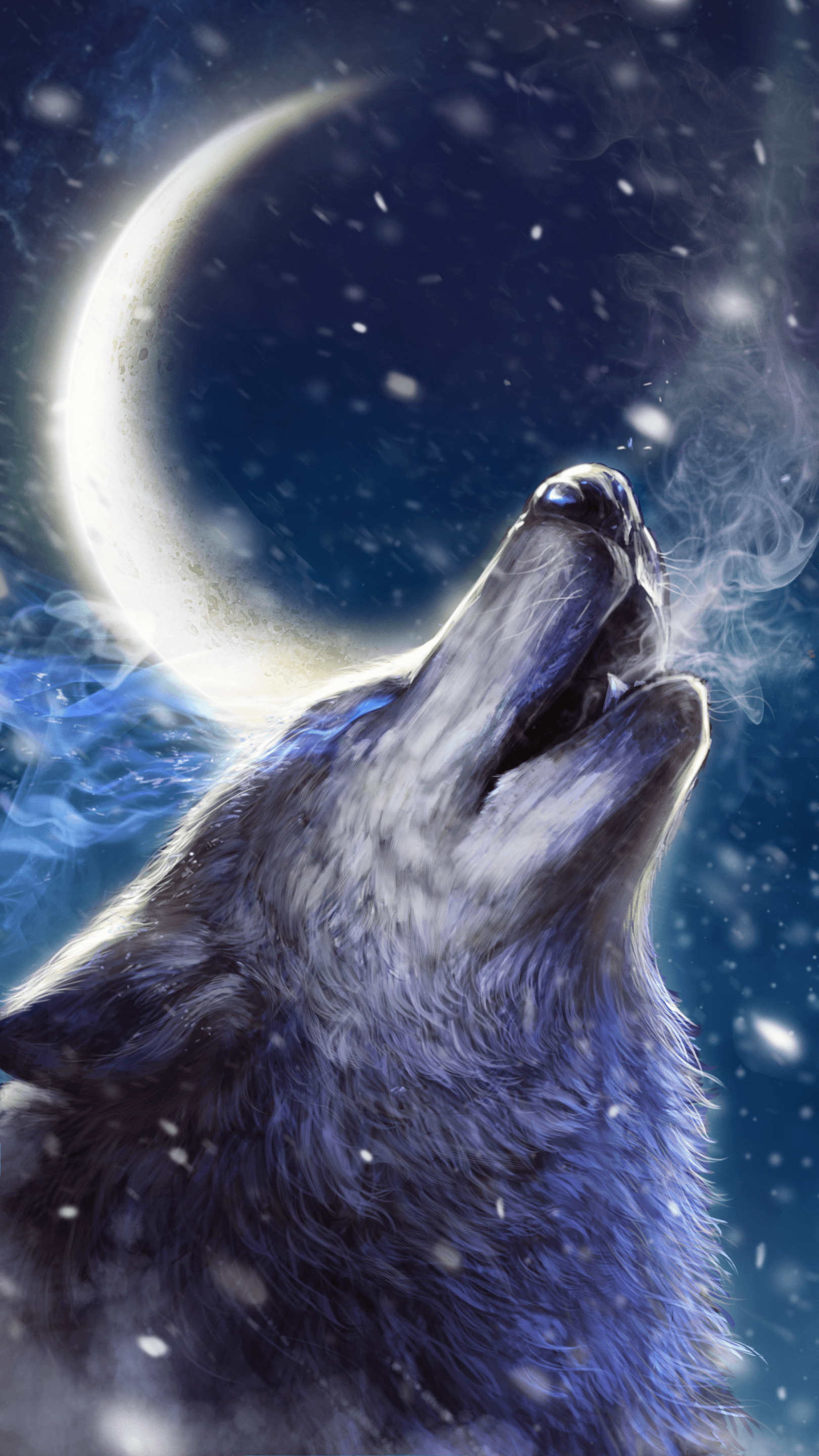 Wolf Wallpaper For iPhone Howling, HD Wallpaper