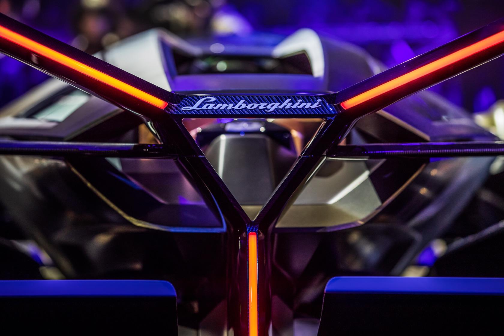 The Lamborghini Lambo V12 Vision Gran Turismo has just one