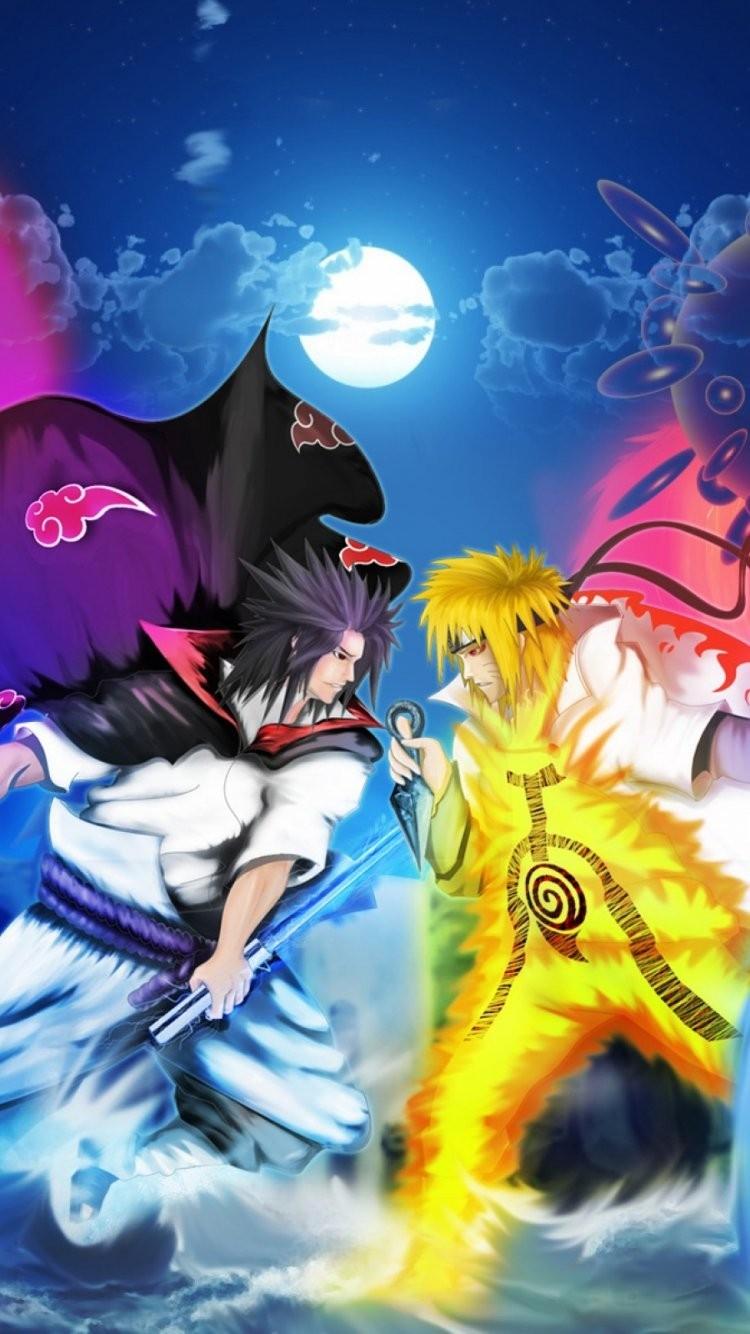 Elegant Naruto Anime iPhone Wallpaper