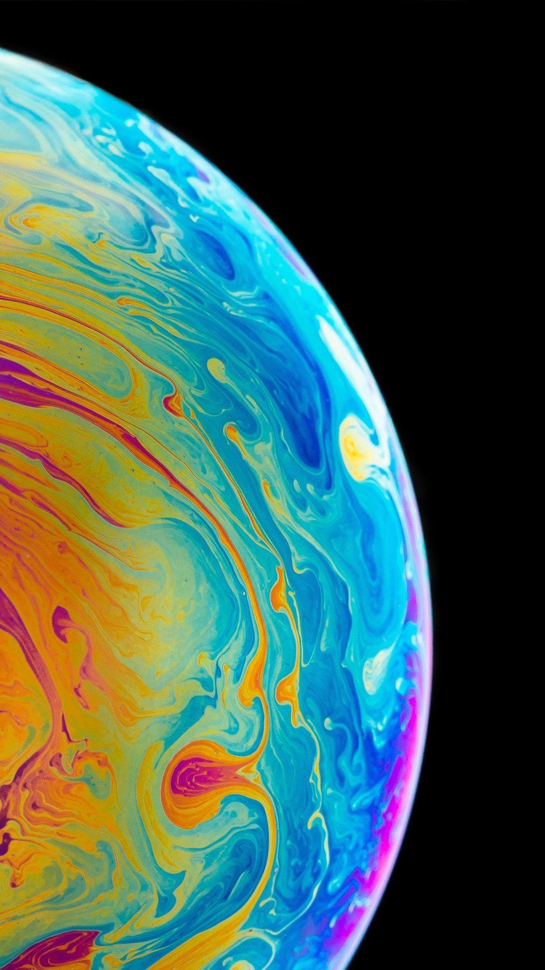 Colorful, soap bubble, surface, close up, 1080x1920 wallpaper