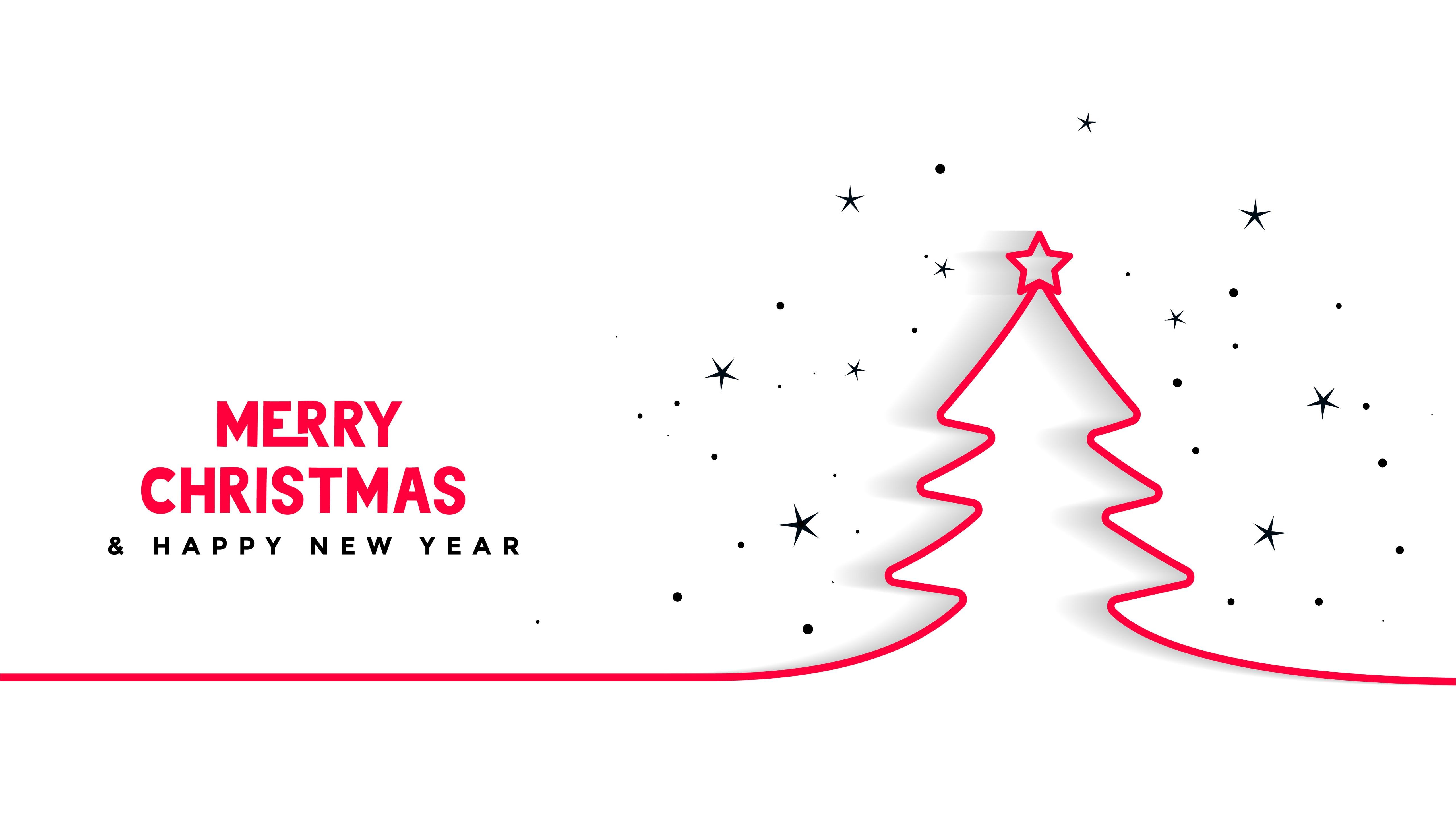 Merry Christmas 2018 5K Wallpaper