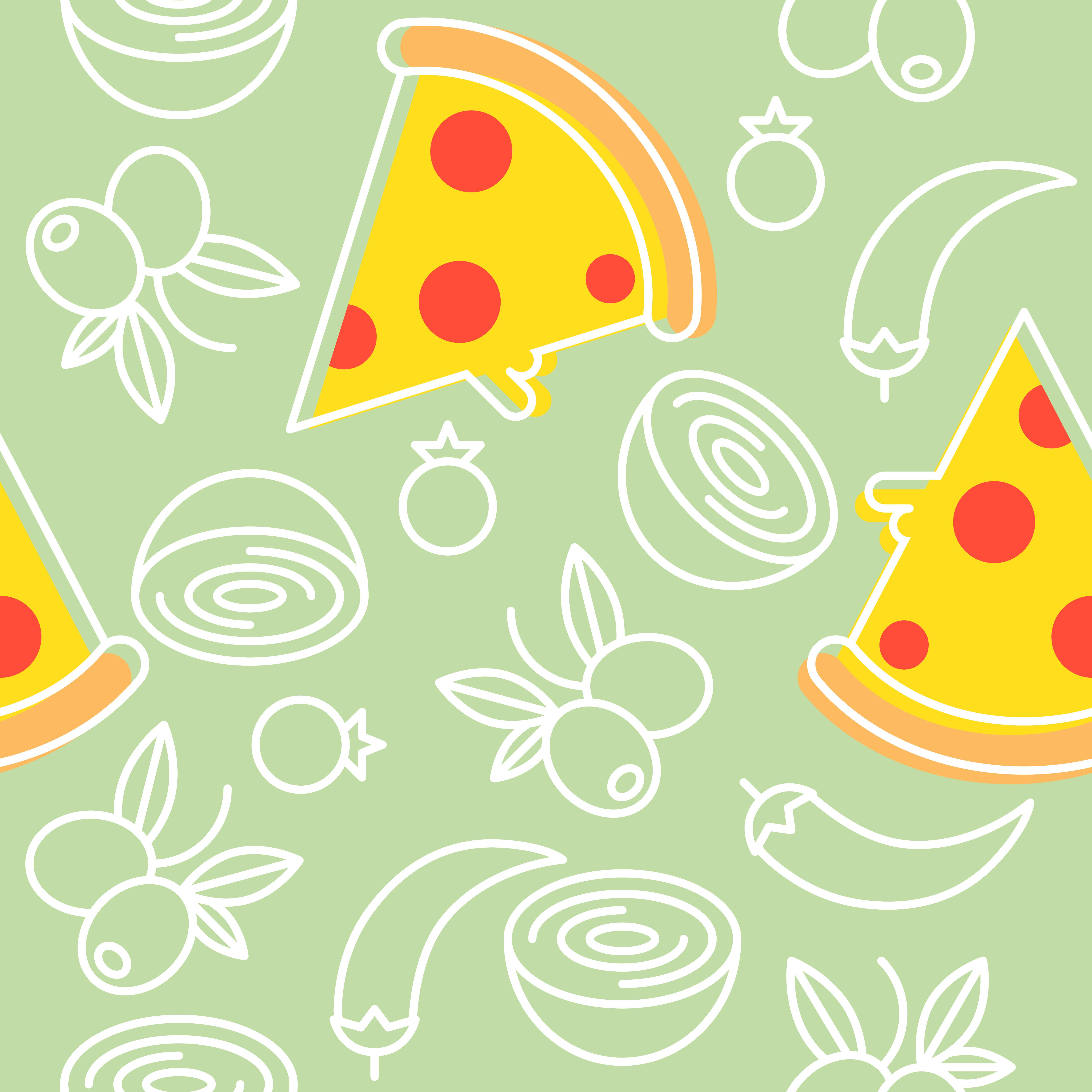 Pizza Wallpaper Free Vector Art - (77 Free Downloads)