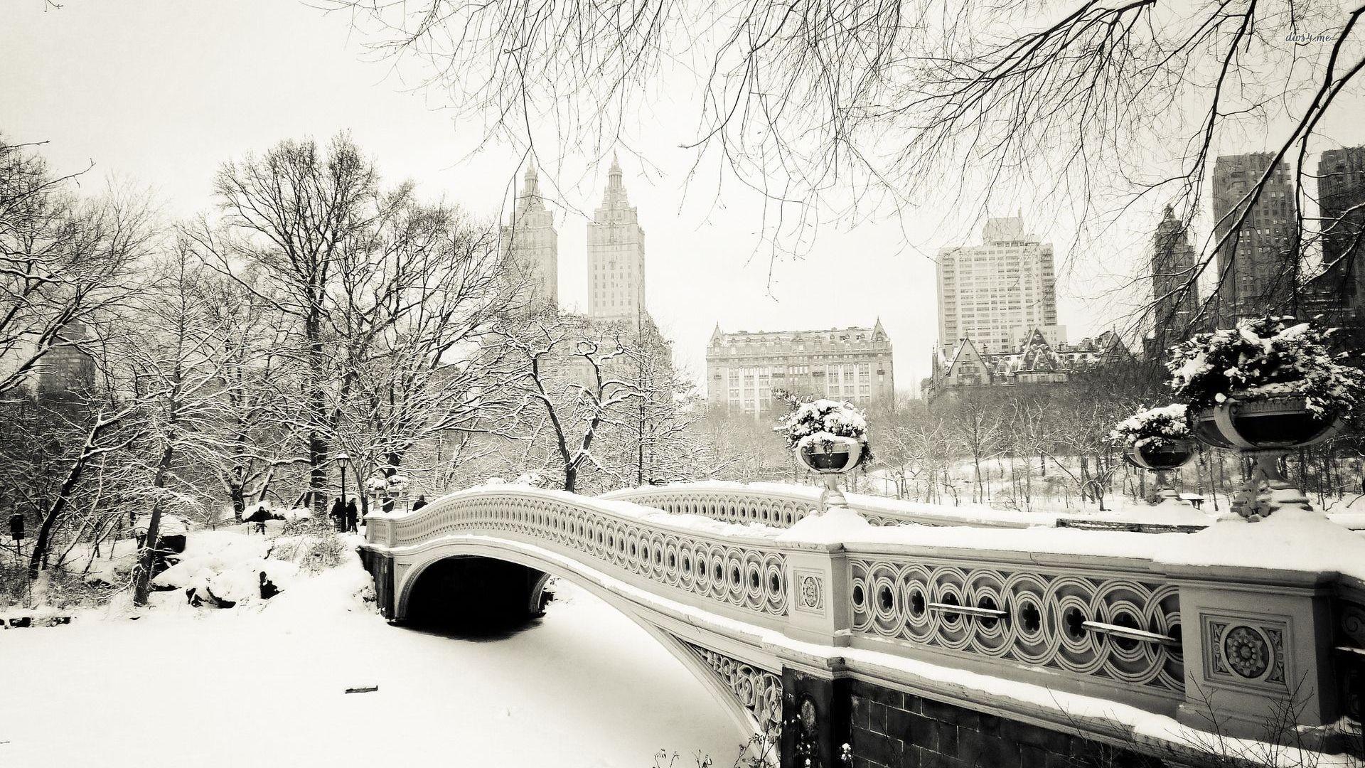 New York City Winter Desktop Wallpaper
