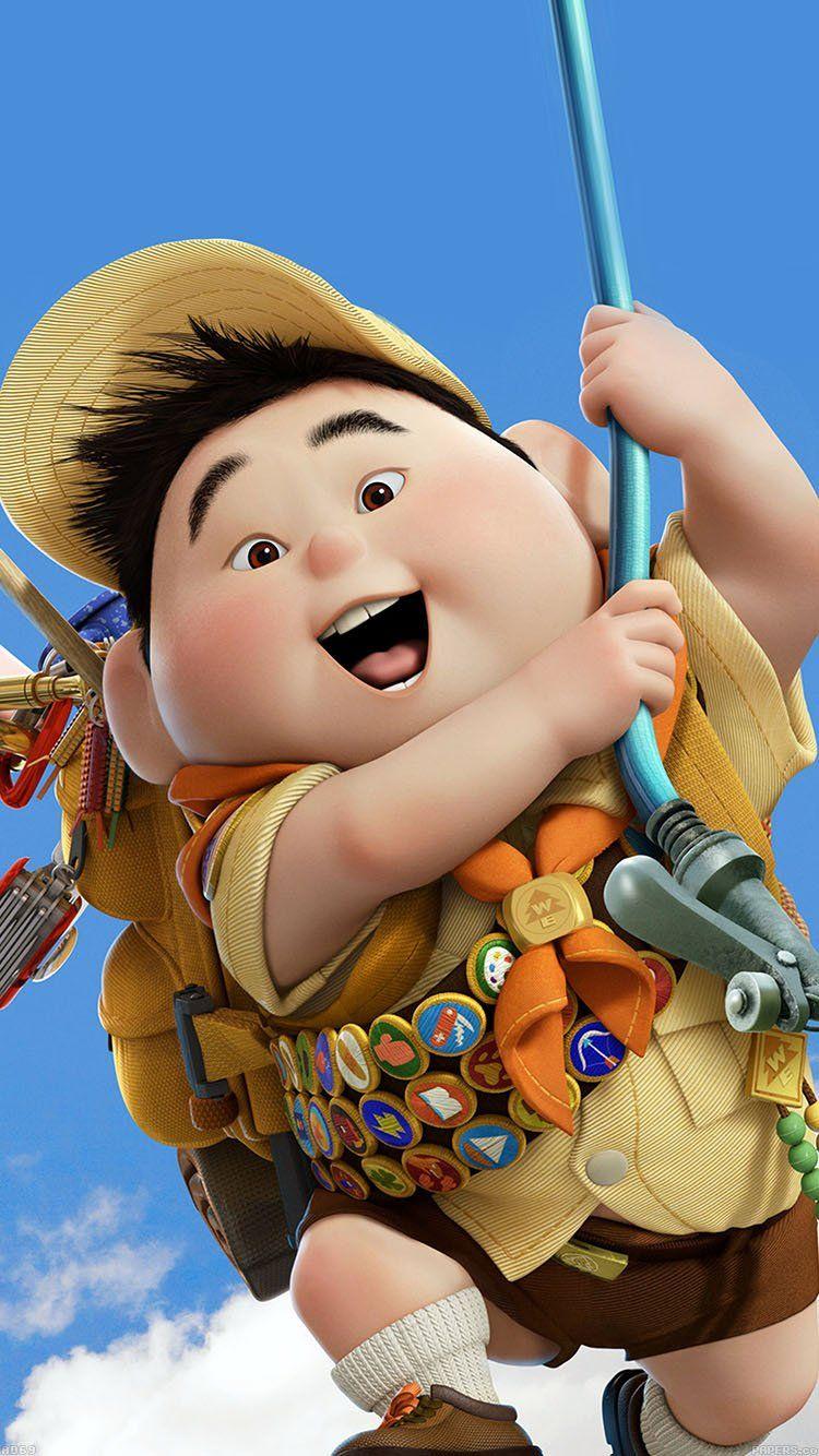 Russell From Up Wallpaper. Russel up, Disney wallpaper, Up the movie
