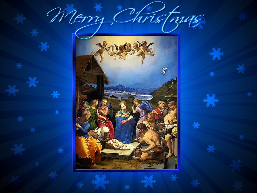 Jesus and Christmas Christmas Wallpaper