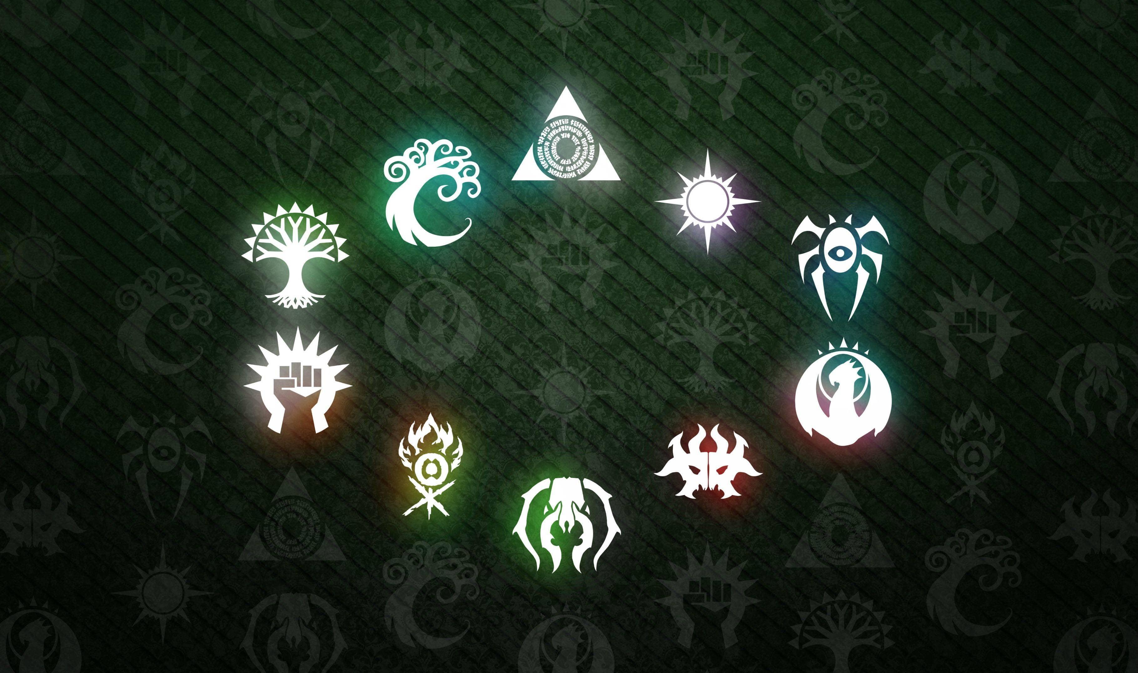 Assorted Color Logos, Symbols, Trees, Fire, Dragon HD