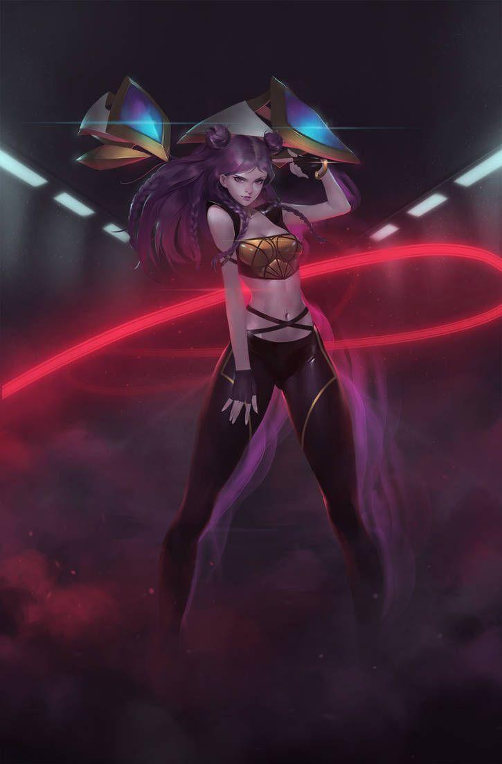 KDA Kaisa by Midfinger. Lol league of legends, League of legends characters, League of legends