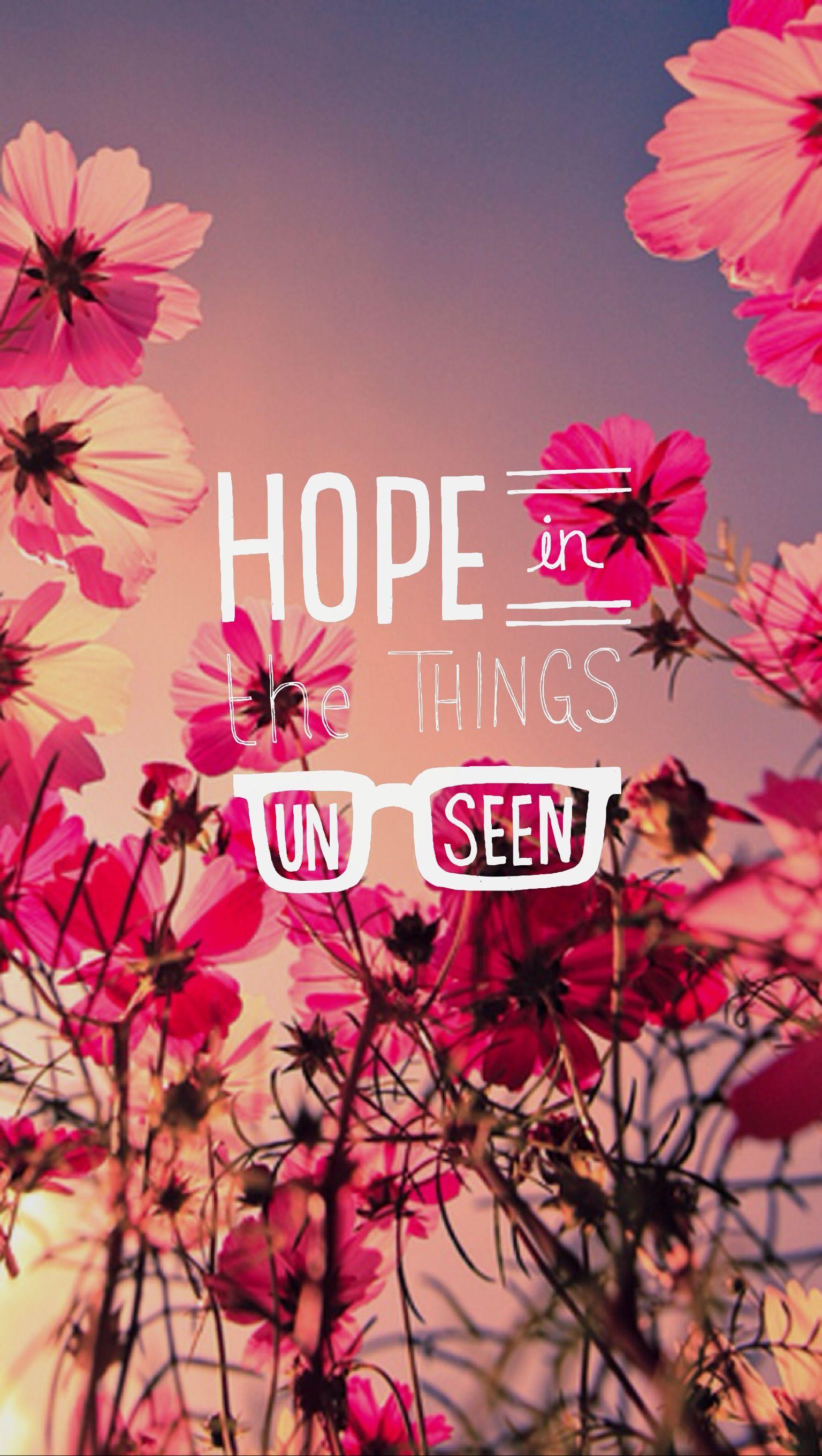 It's pink and have flowers on it quotes wallpaper