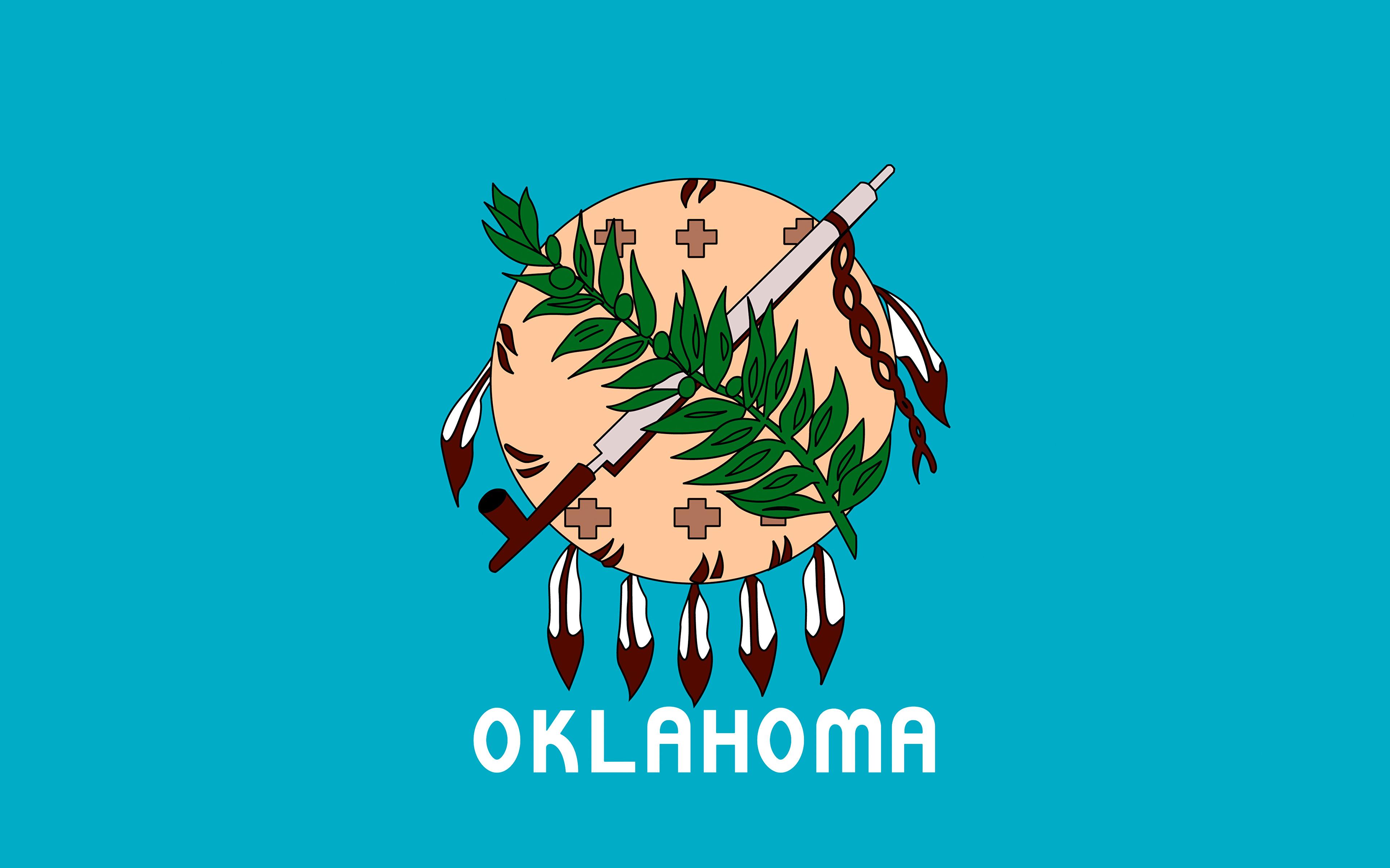 Picture USA Oklahoma Flag 3840x2400