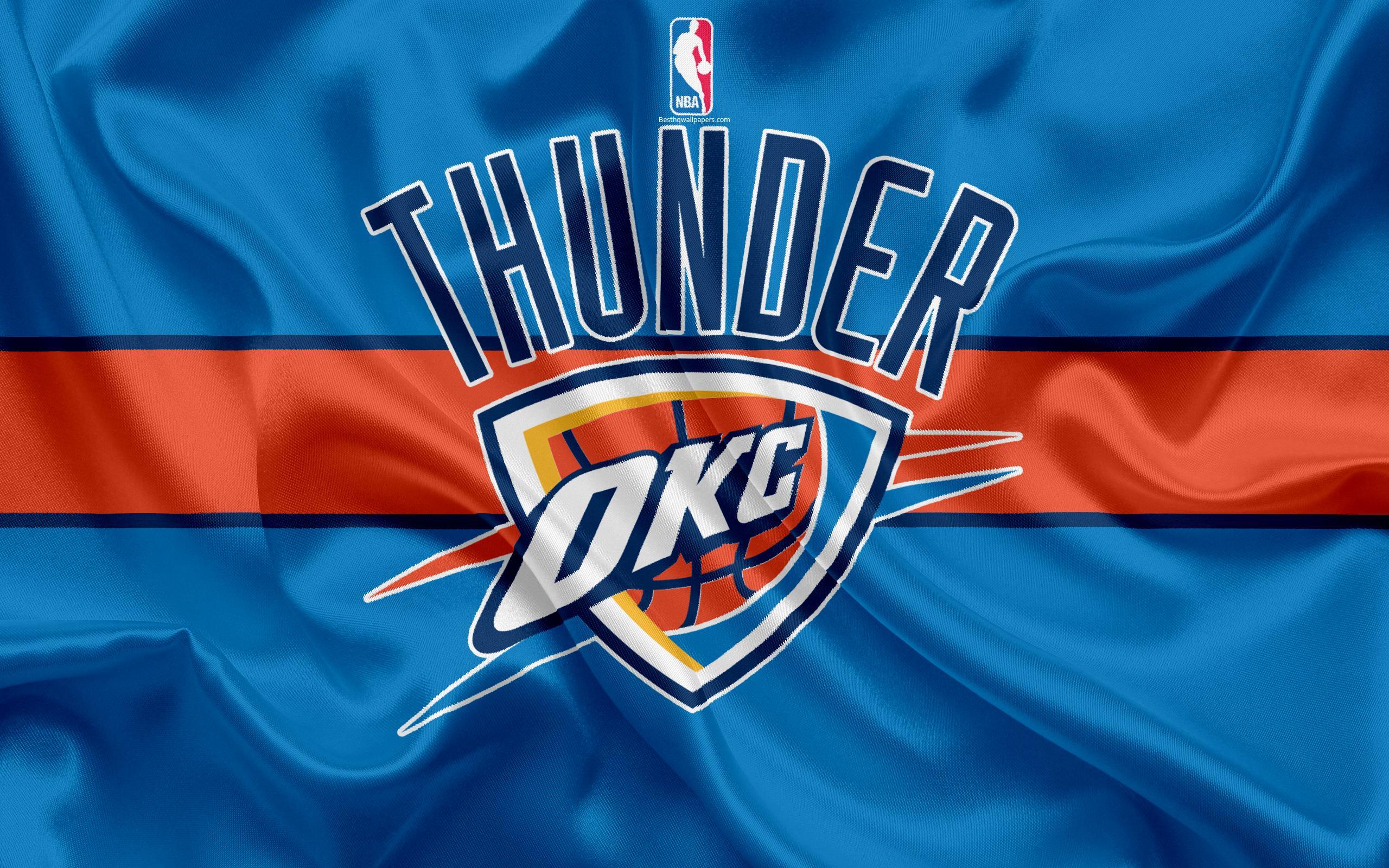 Download wallpaper Oklahoma City Thunder, basketball club