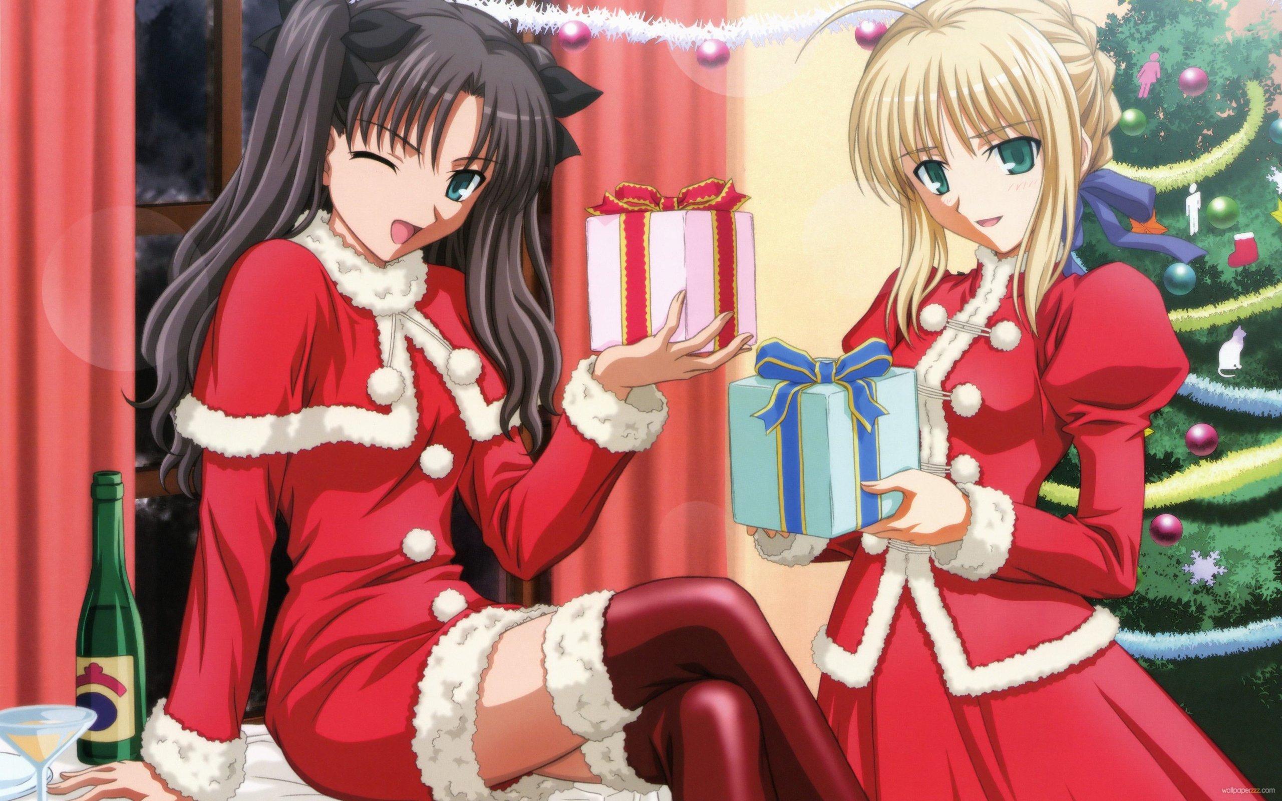Christmas Anime Girl 23601