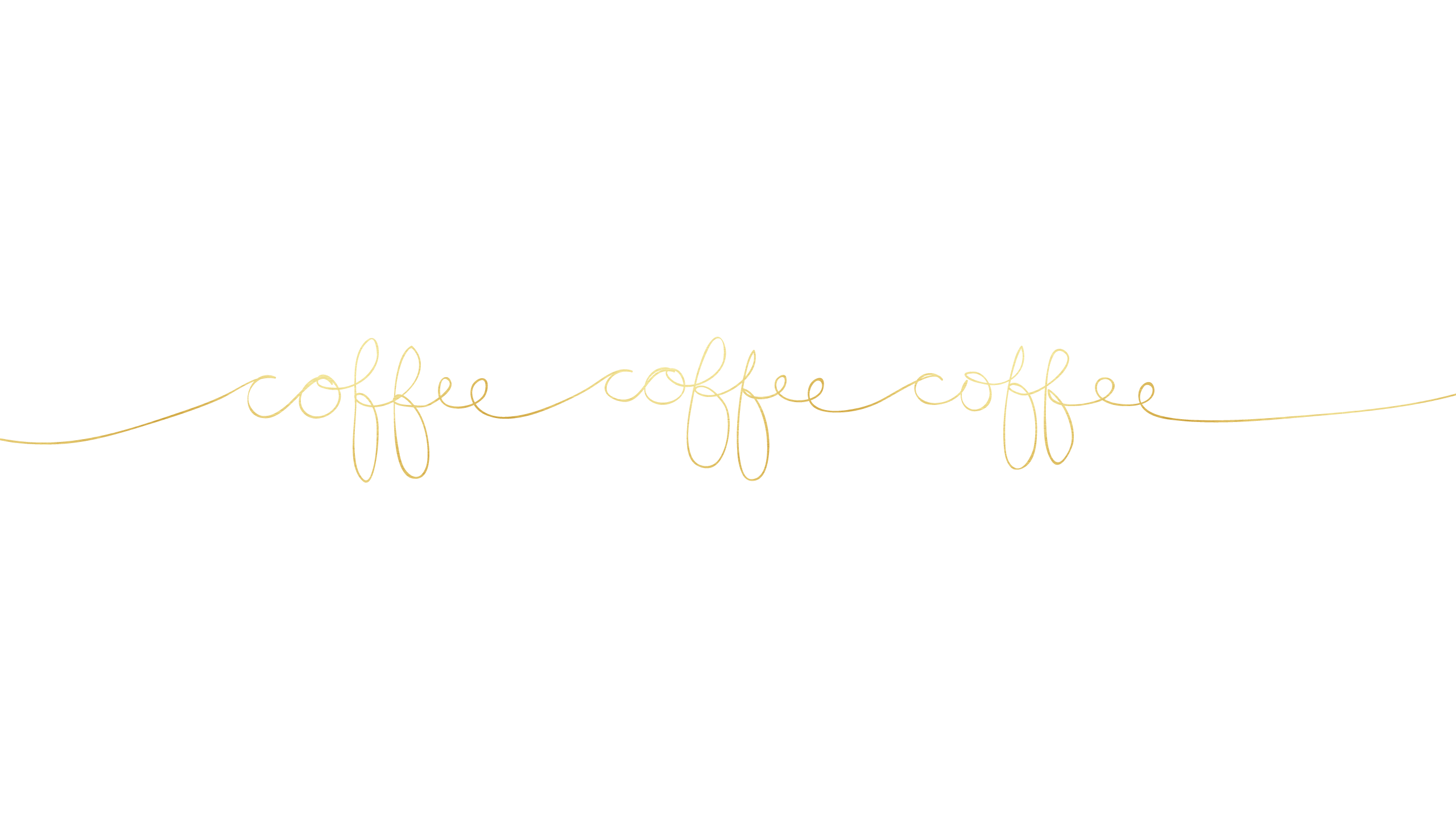 Coffee minimalist desktop wallpaper (gold) 8930 2,560×1,440