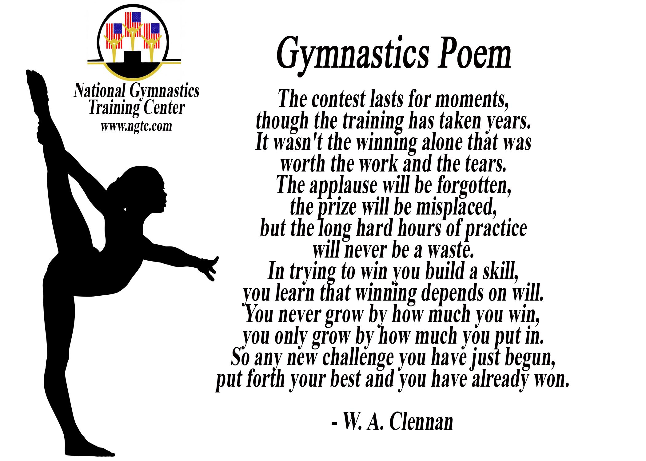 Gymnastics Poems