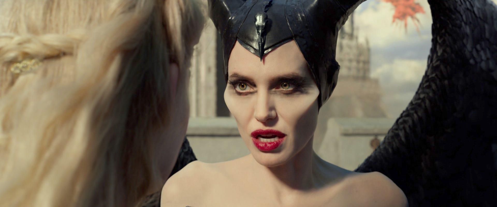 Maleficent 2': Angelina Jolie sequel (barely) takes down 'Joker'