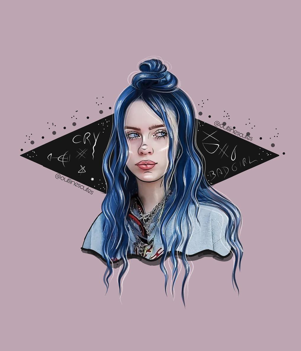 Billie Eilish Coloring Page  Easy Drawing Guides