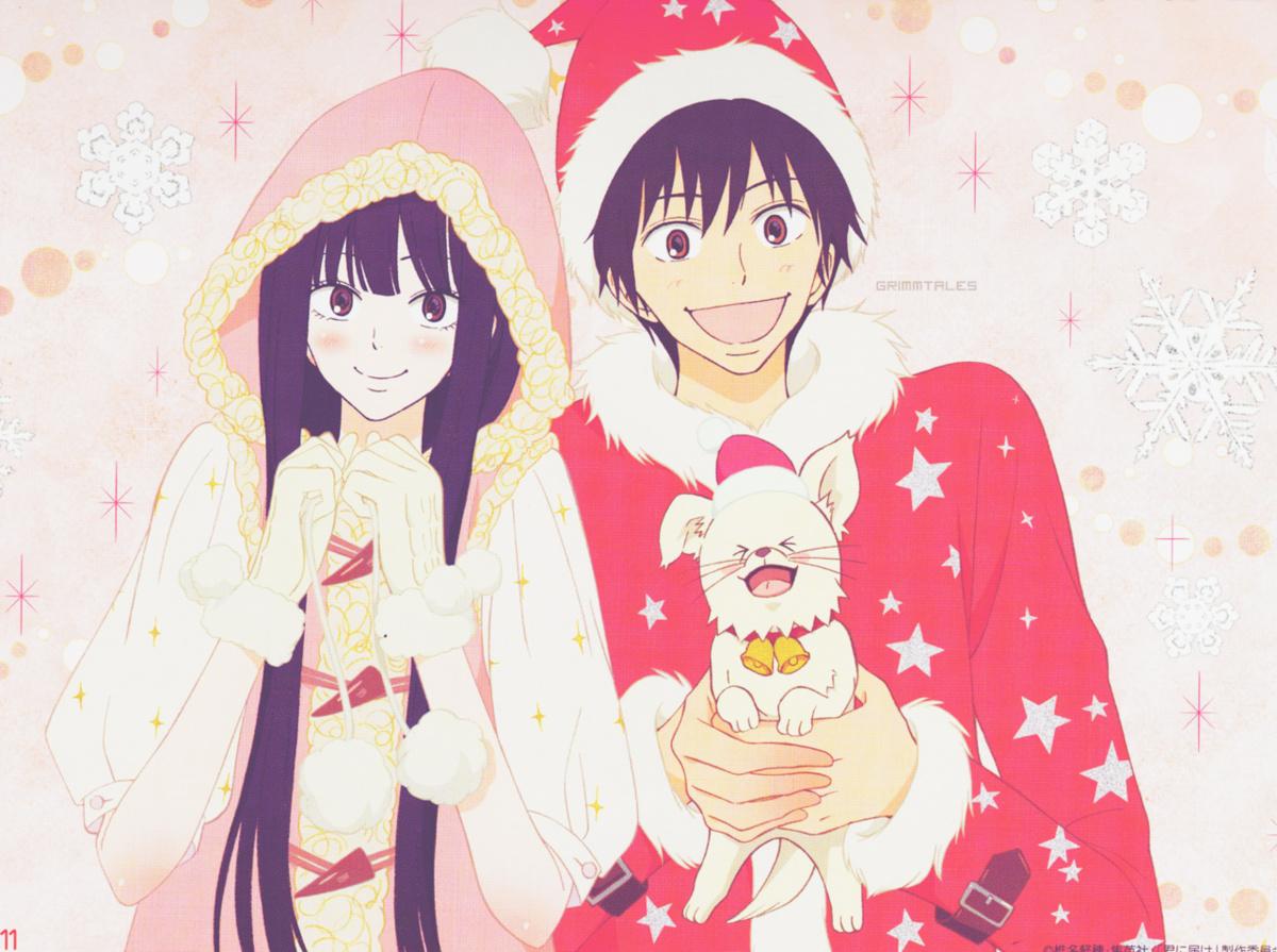 Christmas Anime Kawaii Wallpapers Wallpaper Cave